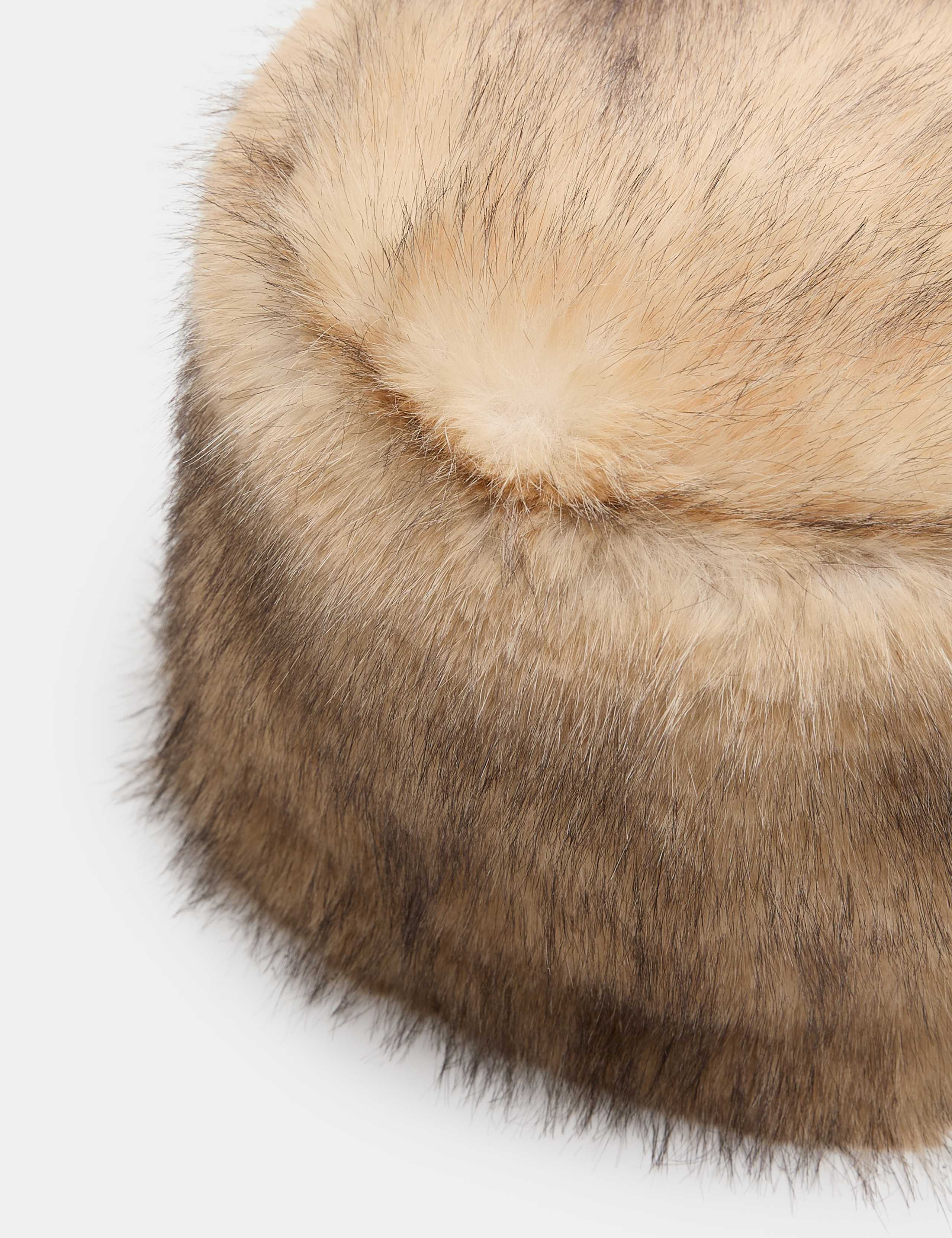 Faux Fur Pillbox Hat 2 of 2