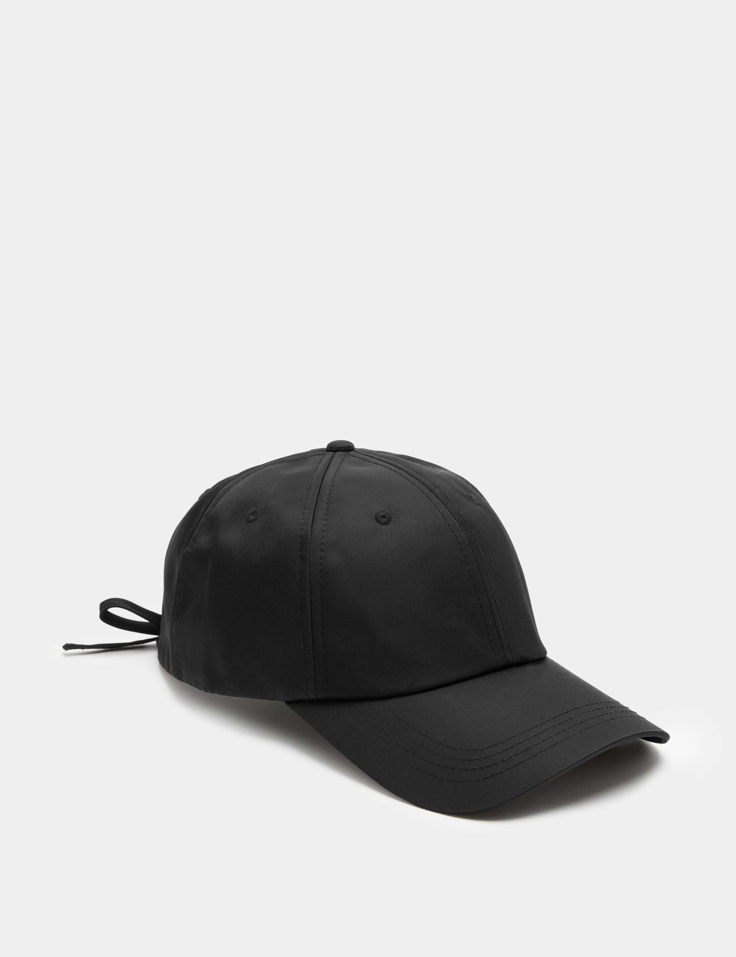 Nylon Bow Detail Baseball Cap 1 of 2