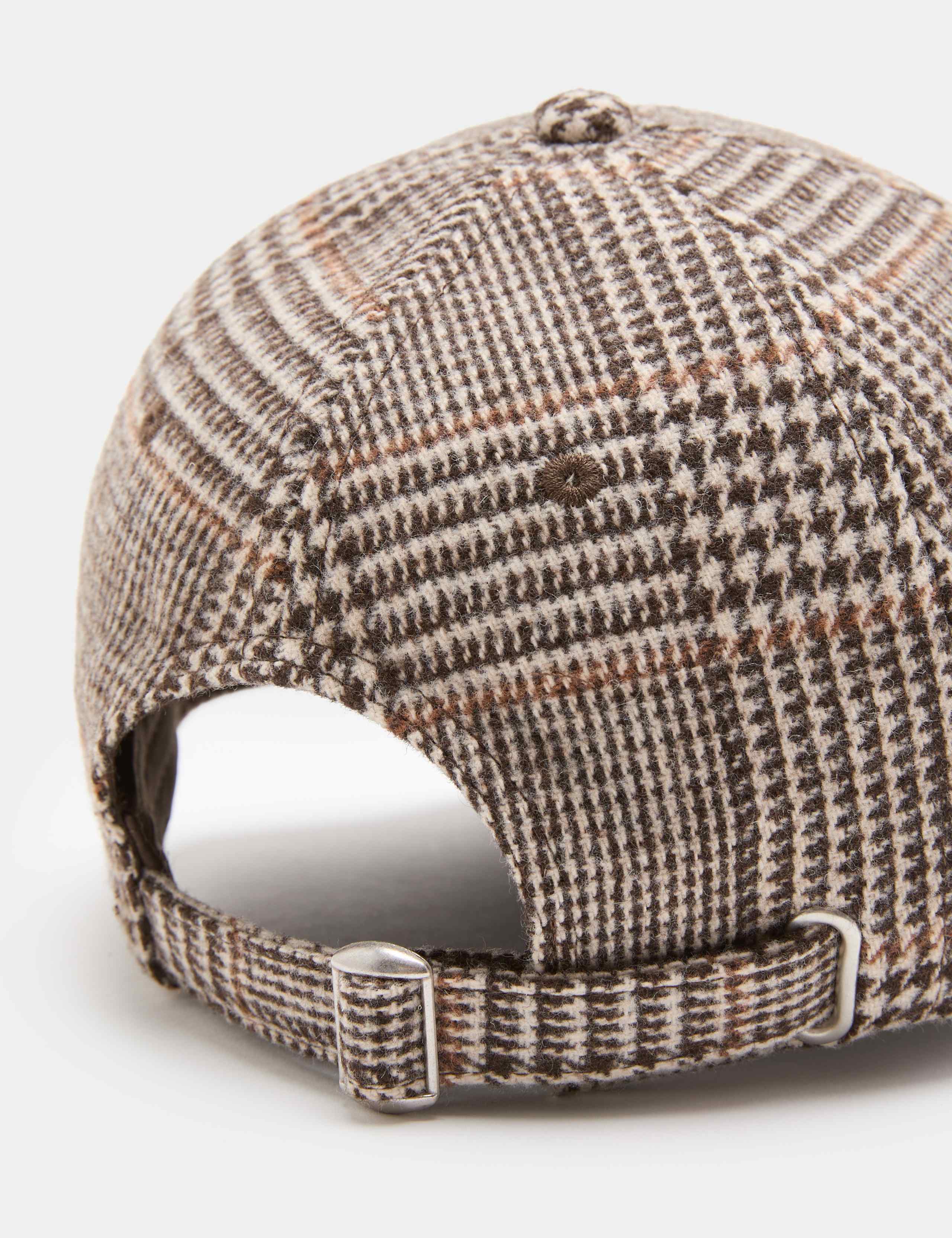 Checked Baseball Hat with Wool 2 of 2