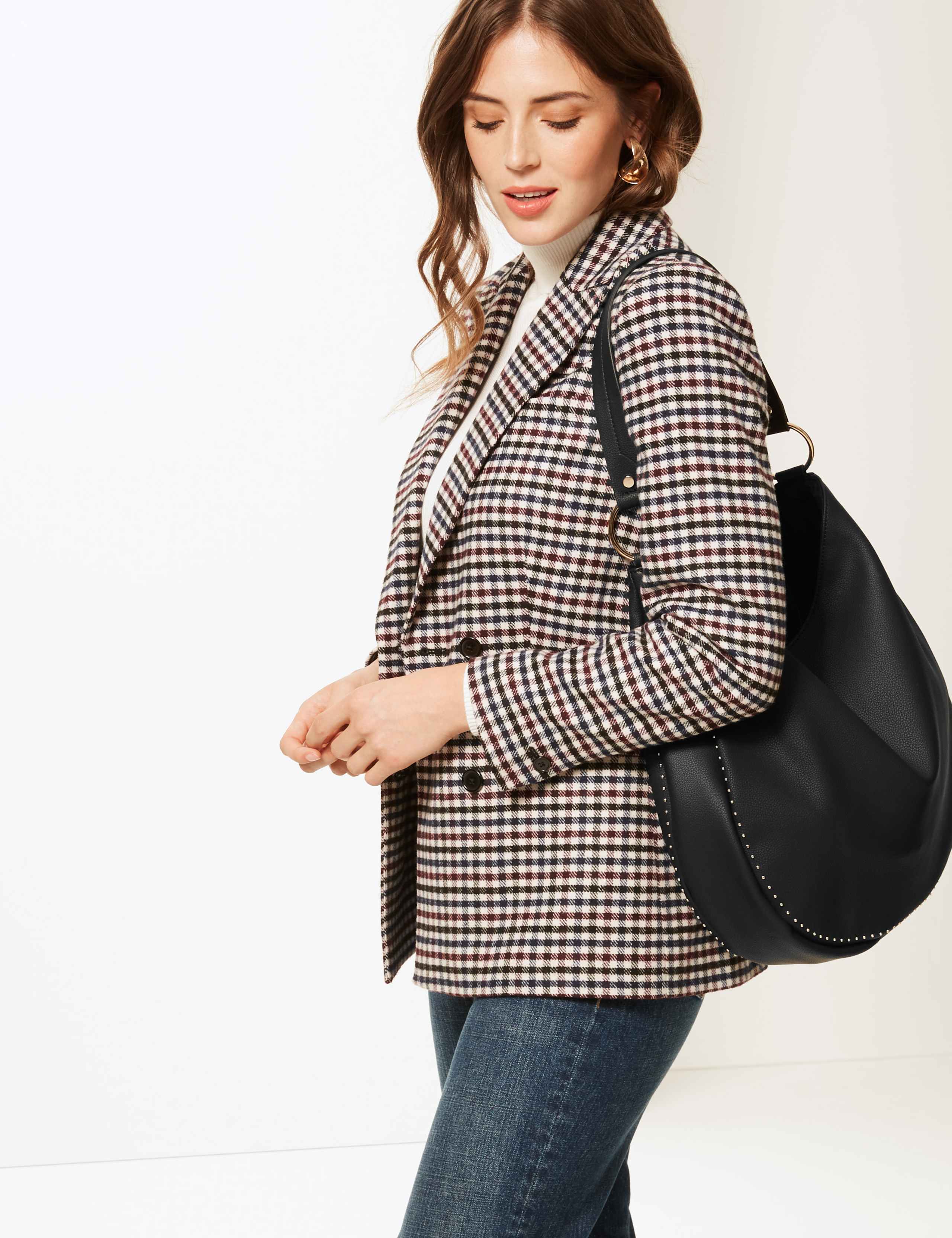 Studded Hobo Bag 1 of 6