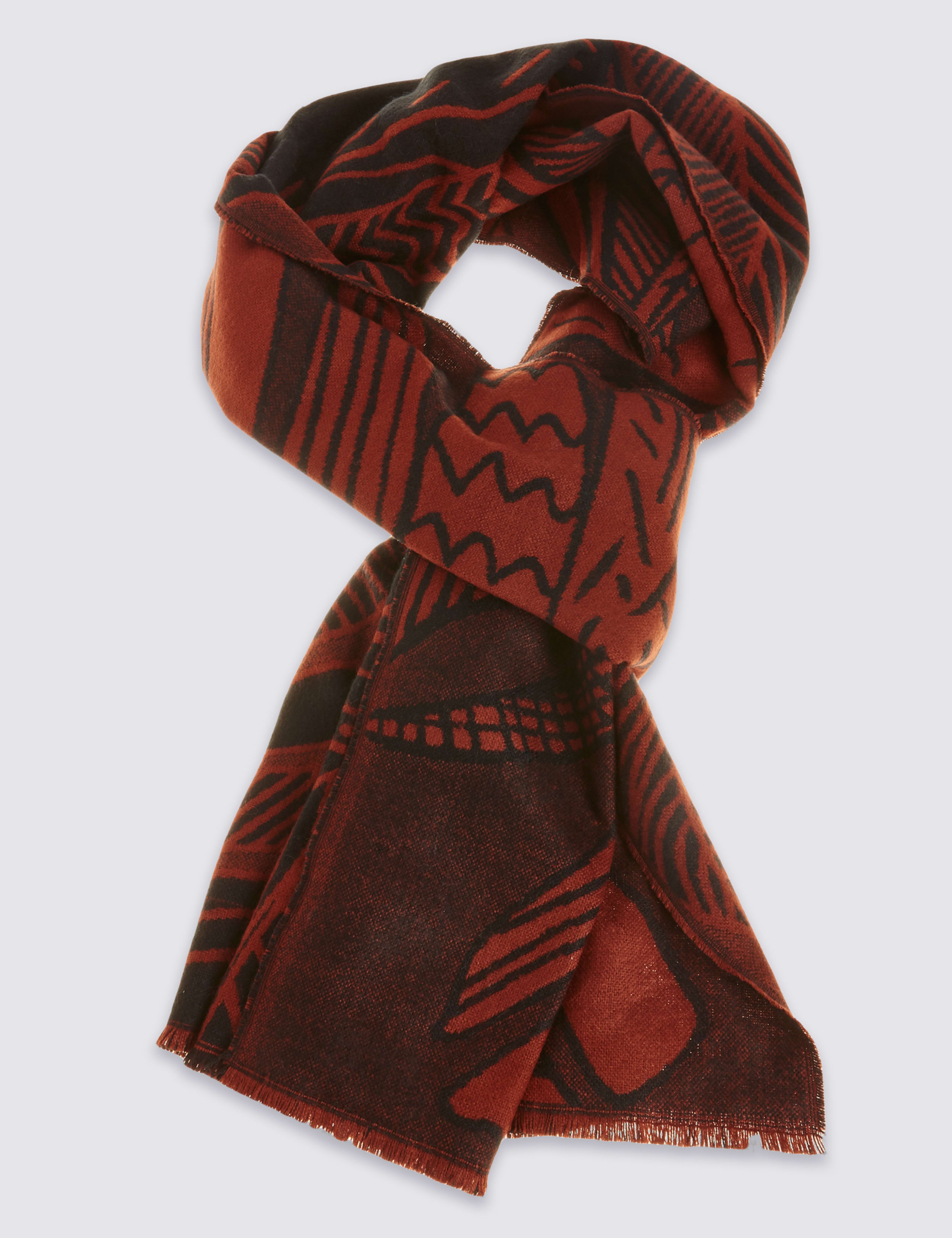 Geometric Print Statement Scarf 2 of 3