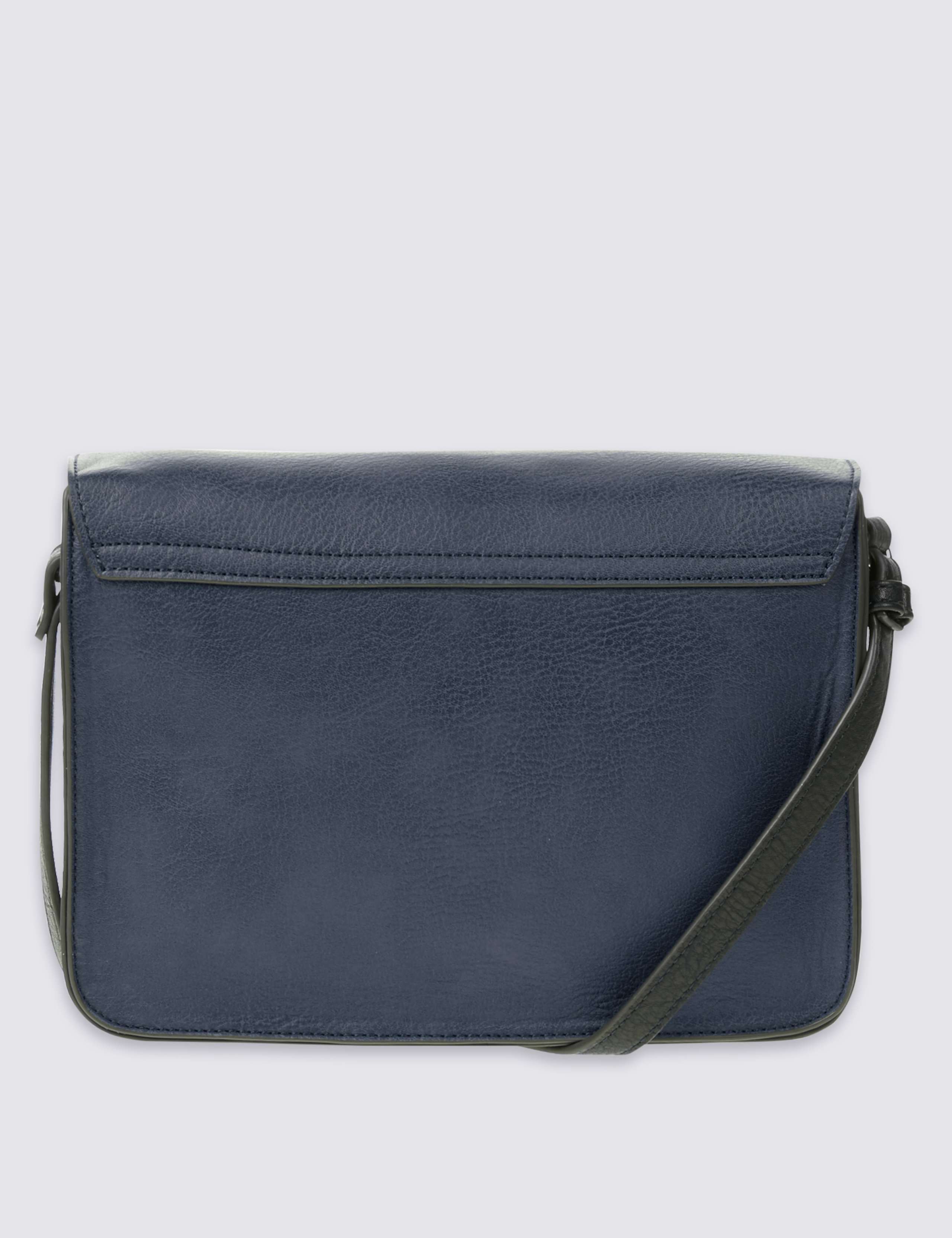 Faux Leather Tab Detail Across Body Bag 4 of 5