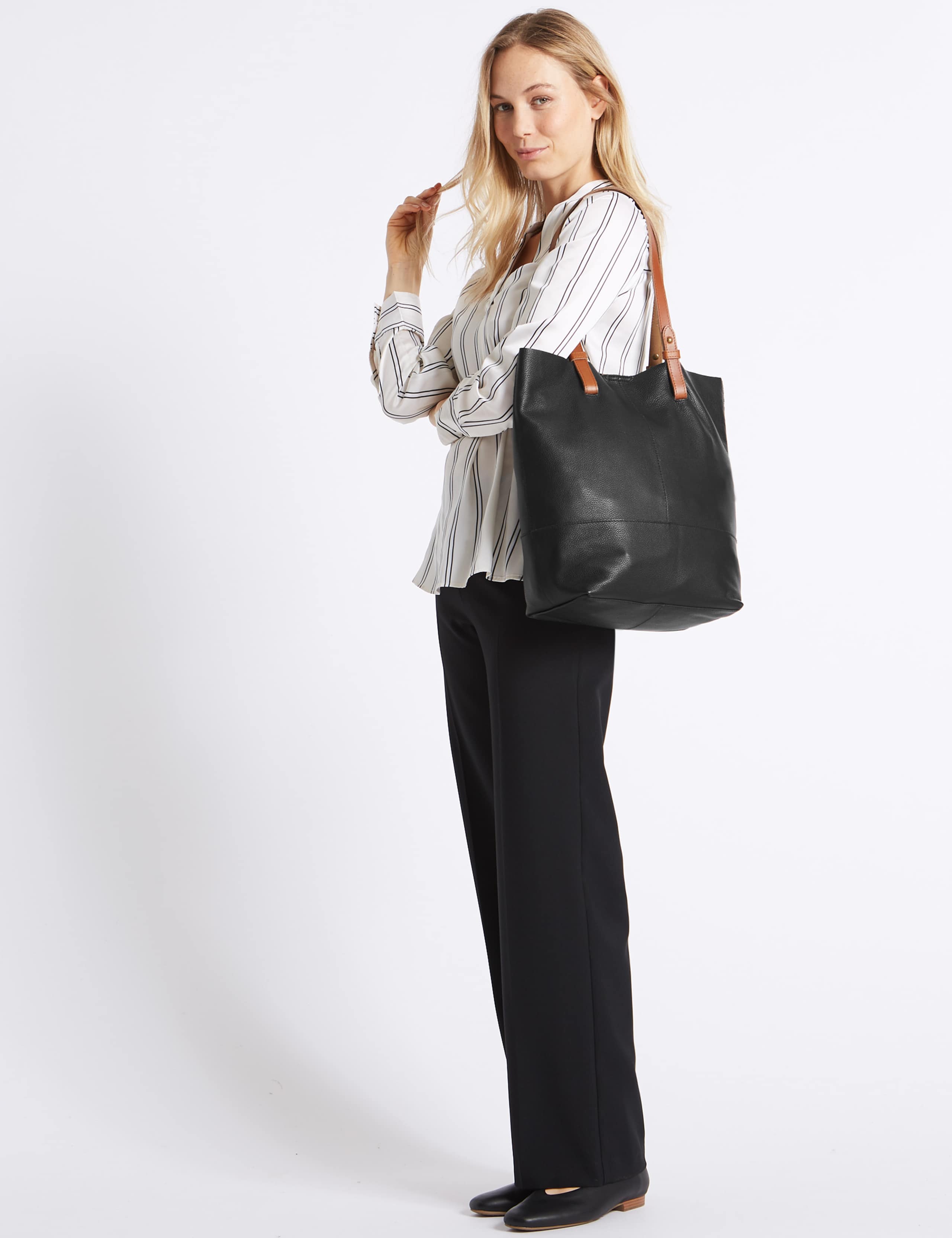 Leather Shopper Bag 1 of 5