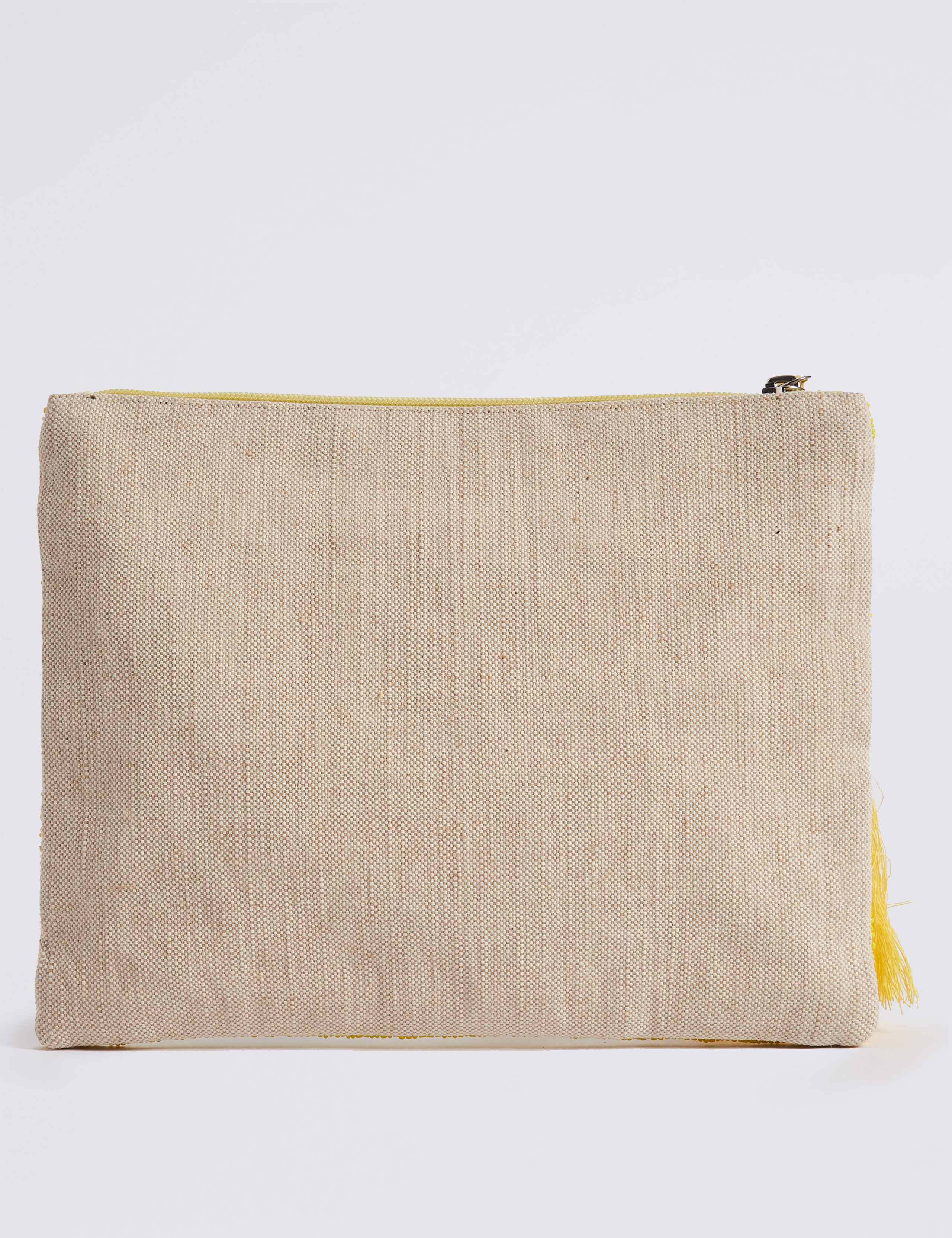 Lemon Embellished Clutch Bag 4 of 5