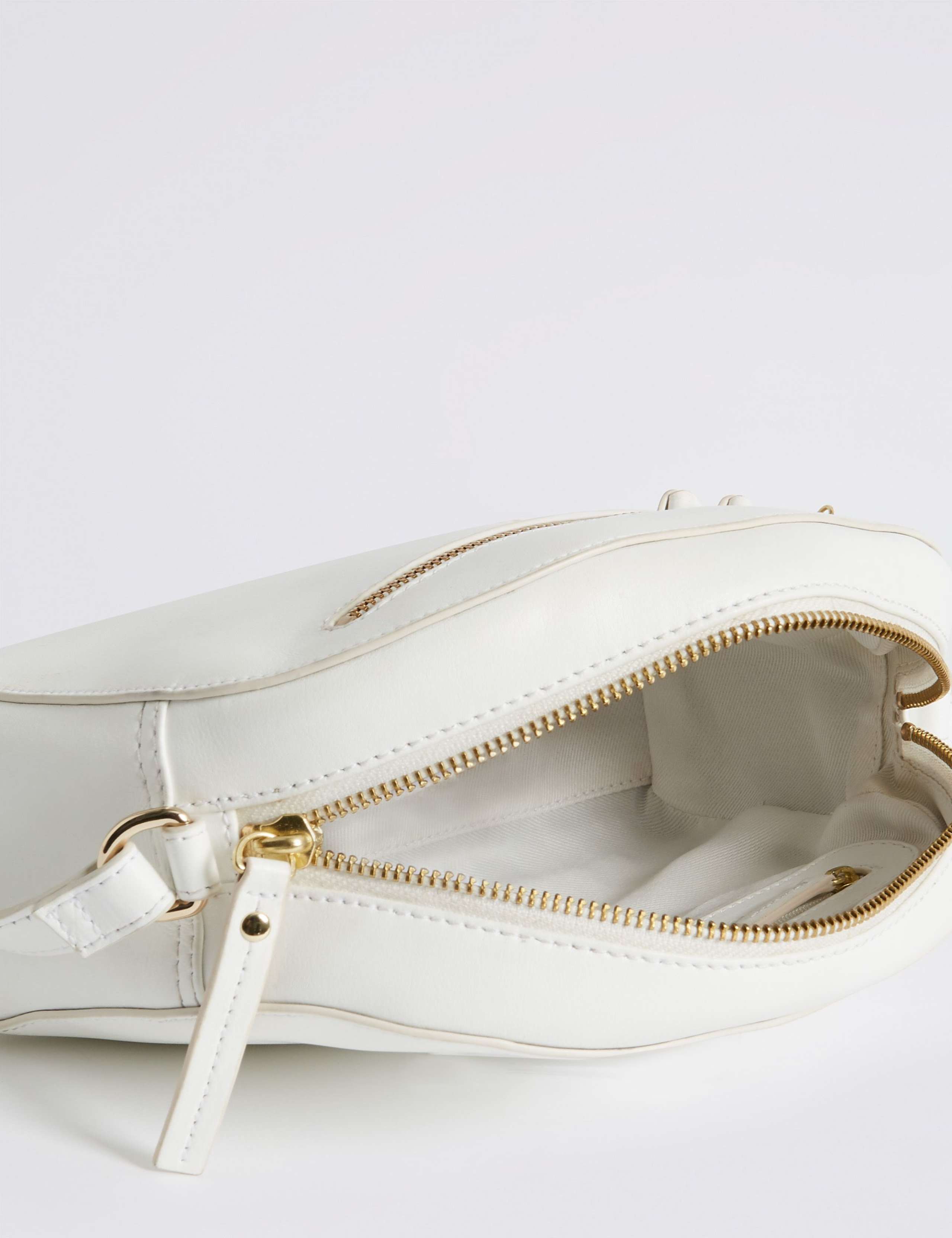 Leather Crescent Cross Body Bag 4 of 4