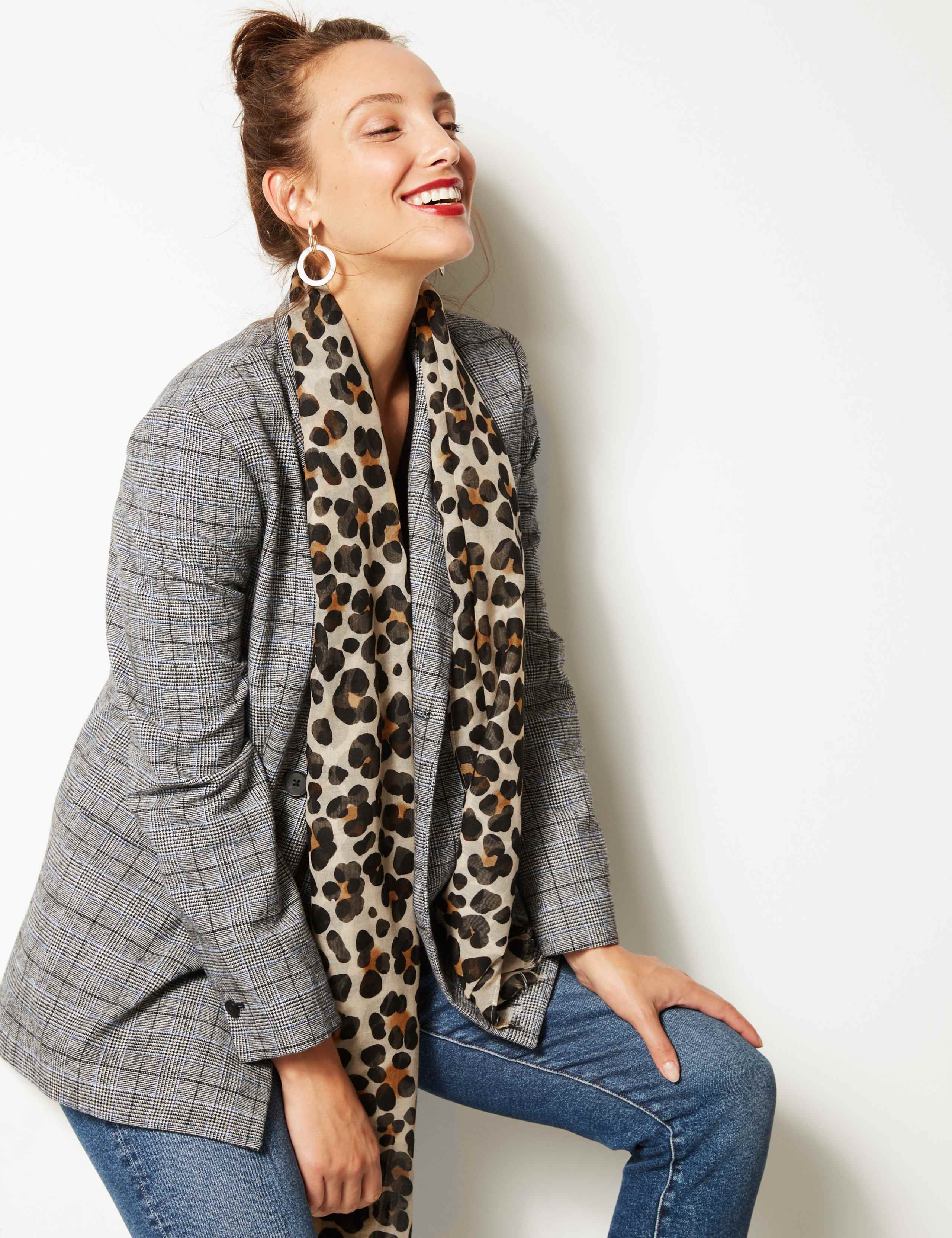Animal Print Scarf 1 of 3