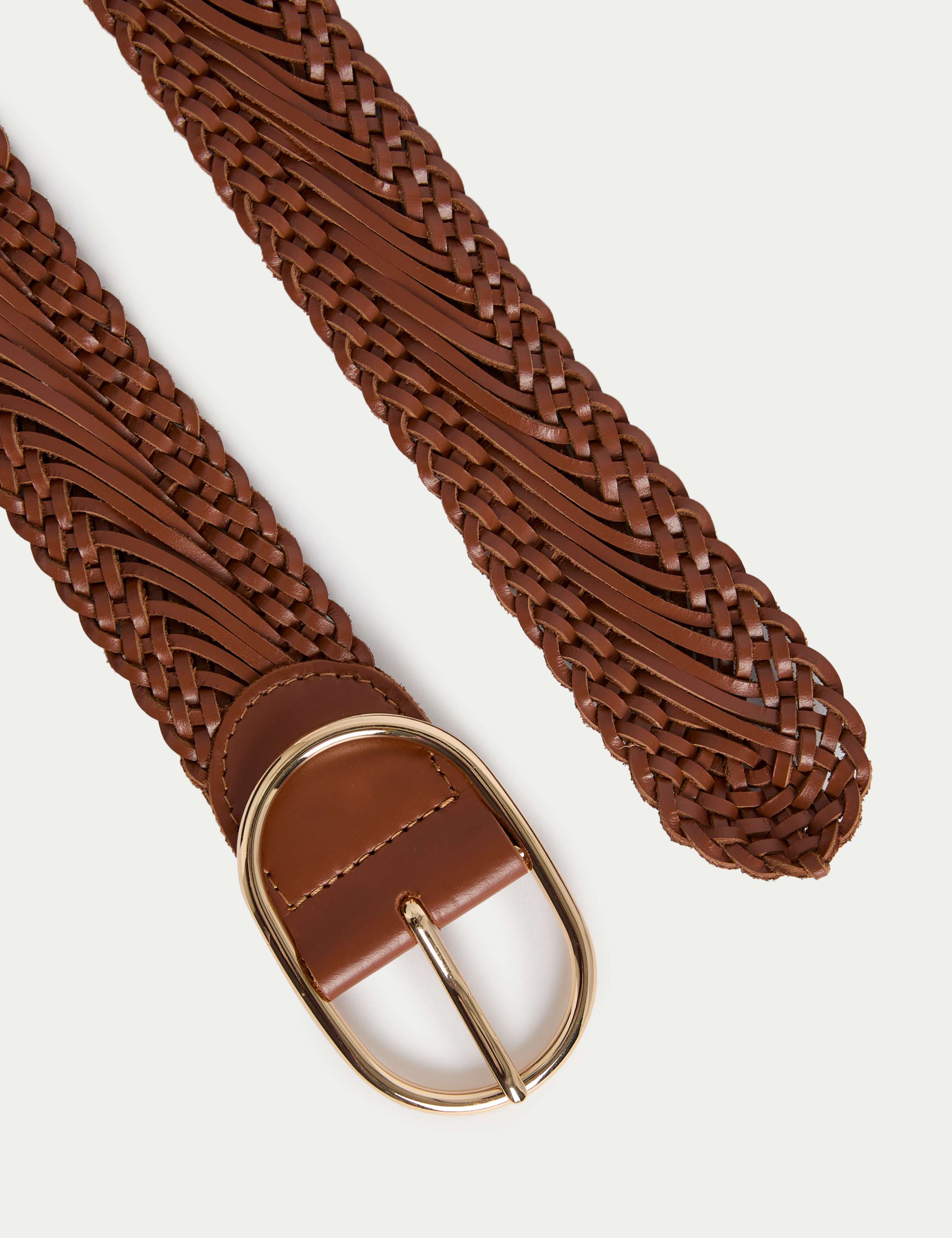 Leather Weave Jeans Belt 2 of 2