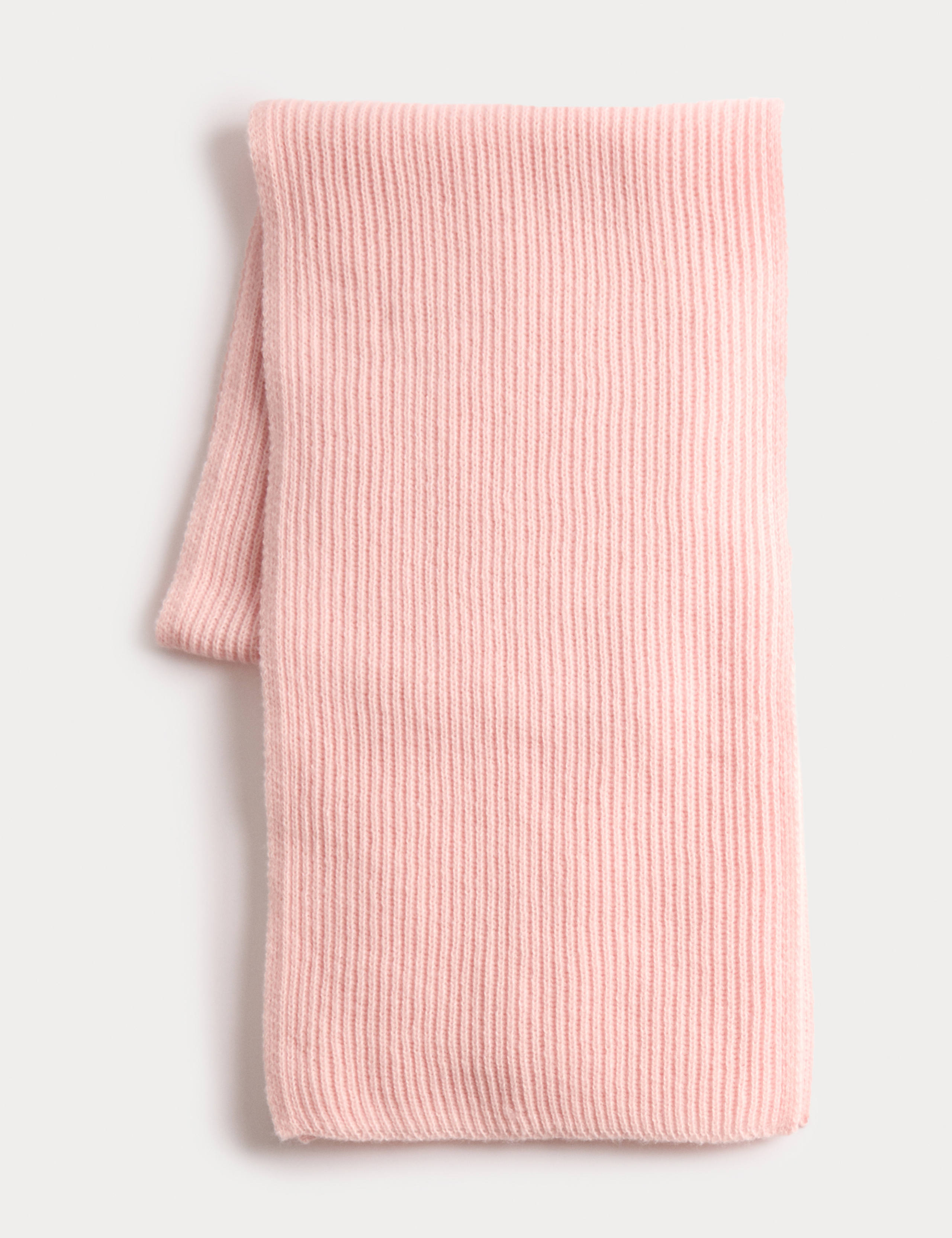 Ribbed Knit Scarf 1 of 2