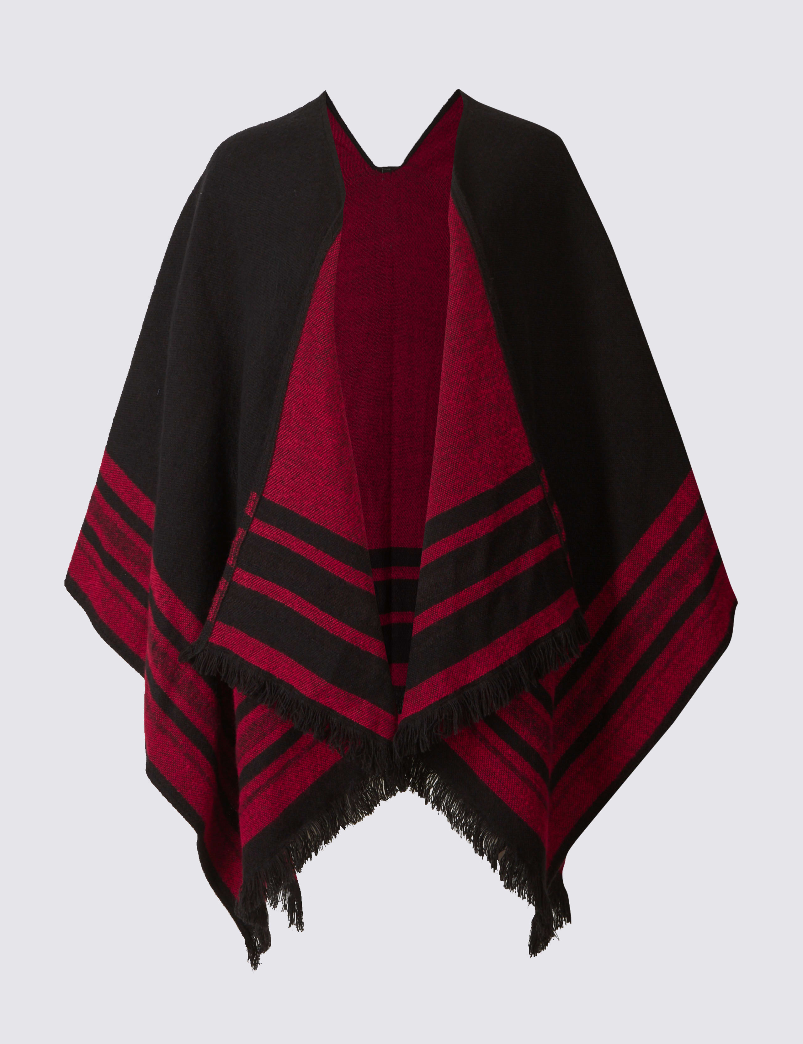 Striped Reversible Wrap 2 of 4