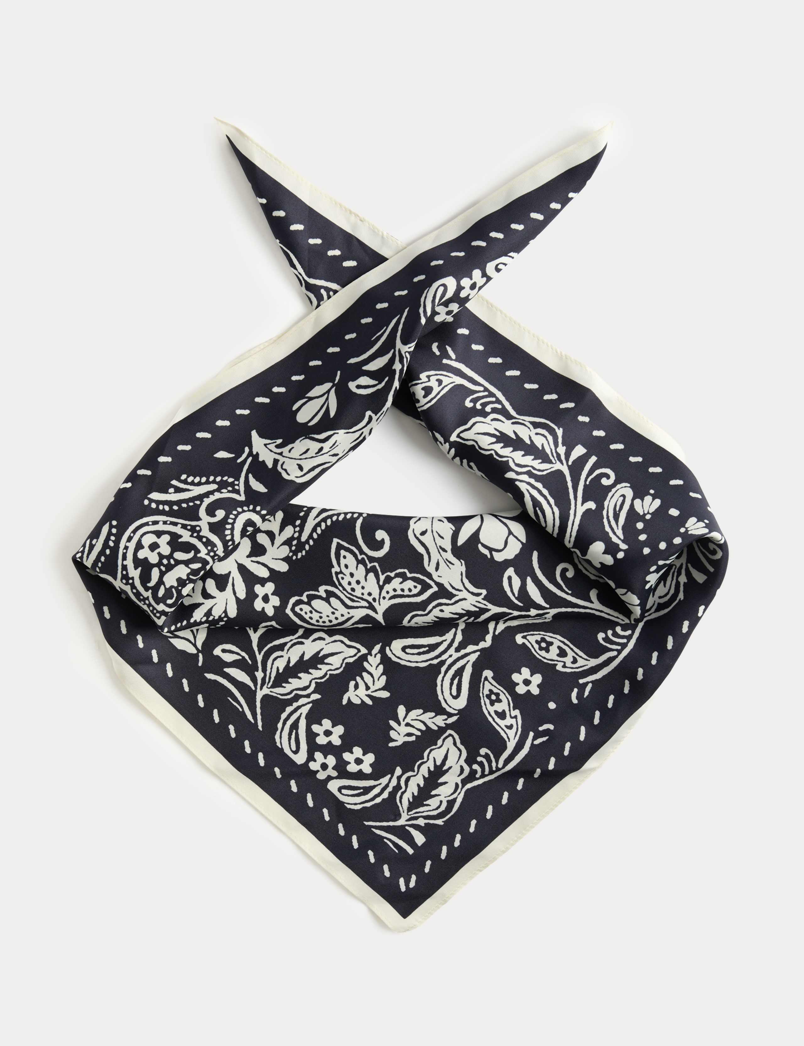 Satin Printed Neckerchief 1 of 3