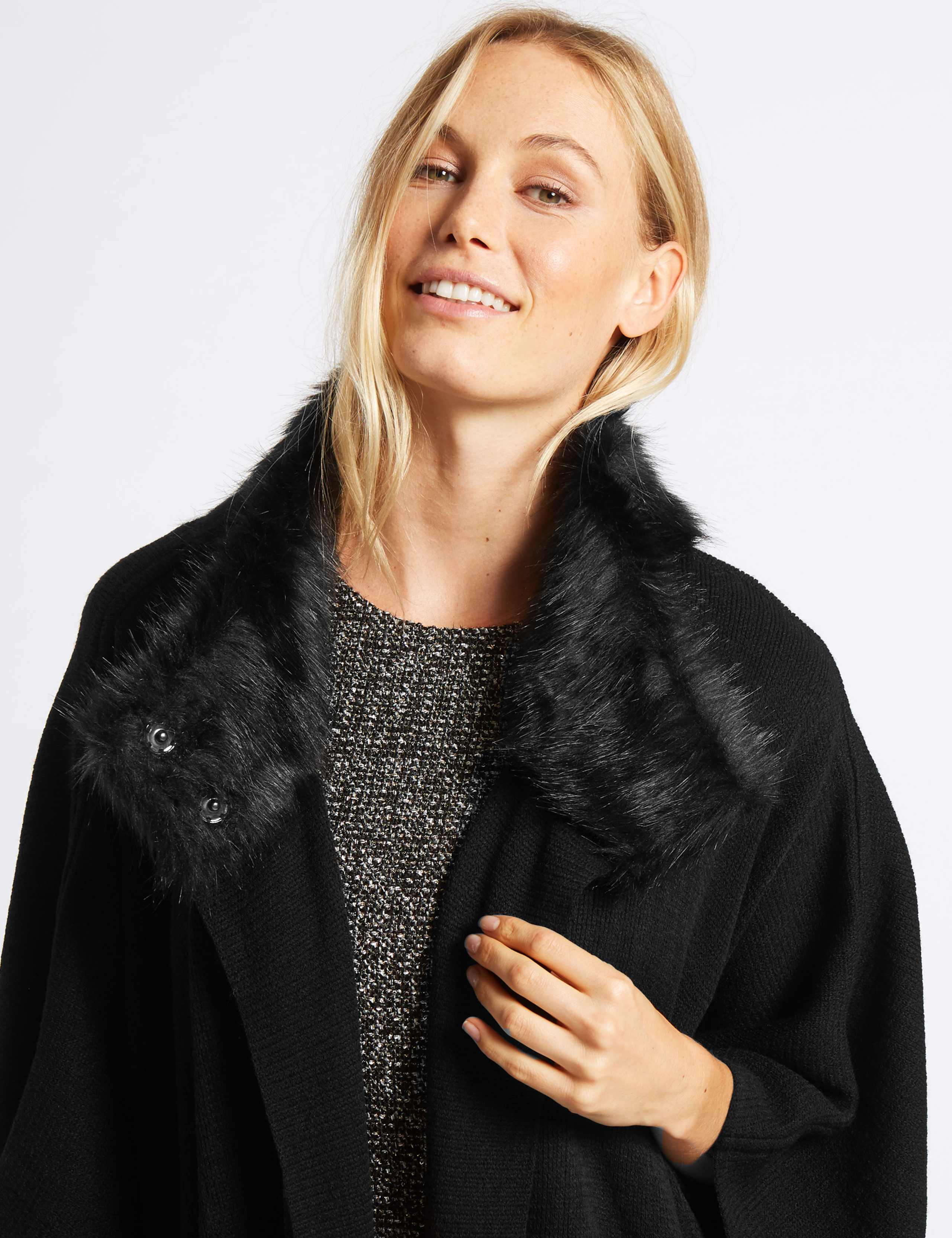 Knit Fur Wrap 4 of 4