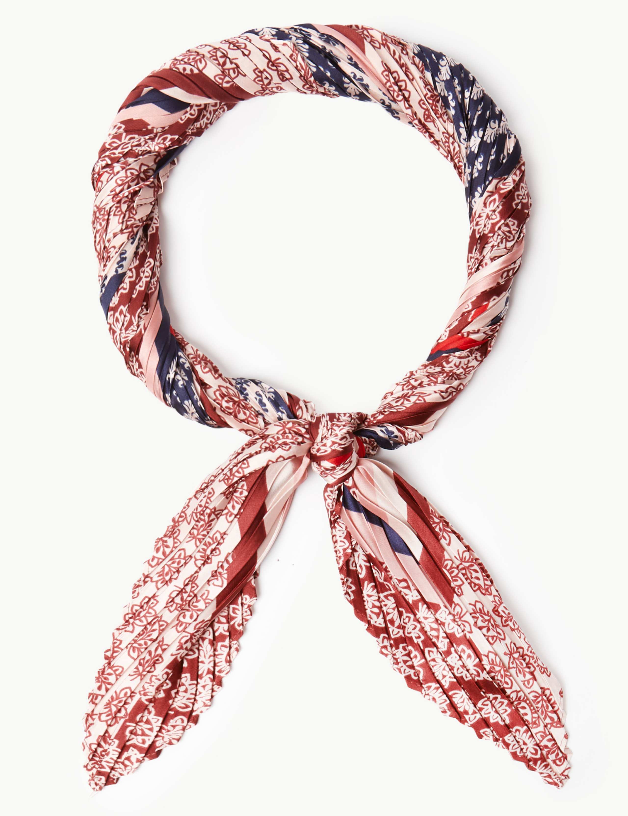 Pleated Geometric Scarf 2 of 3