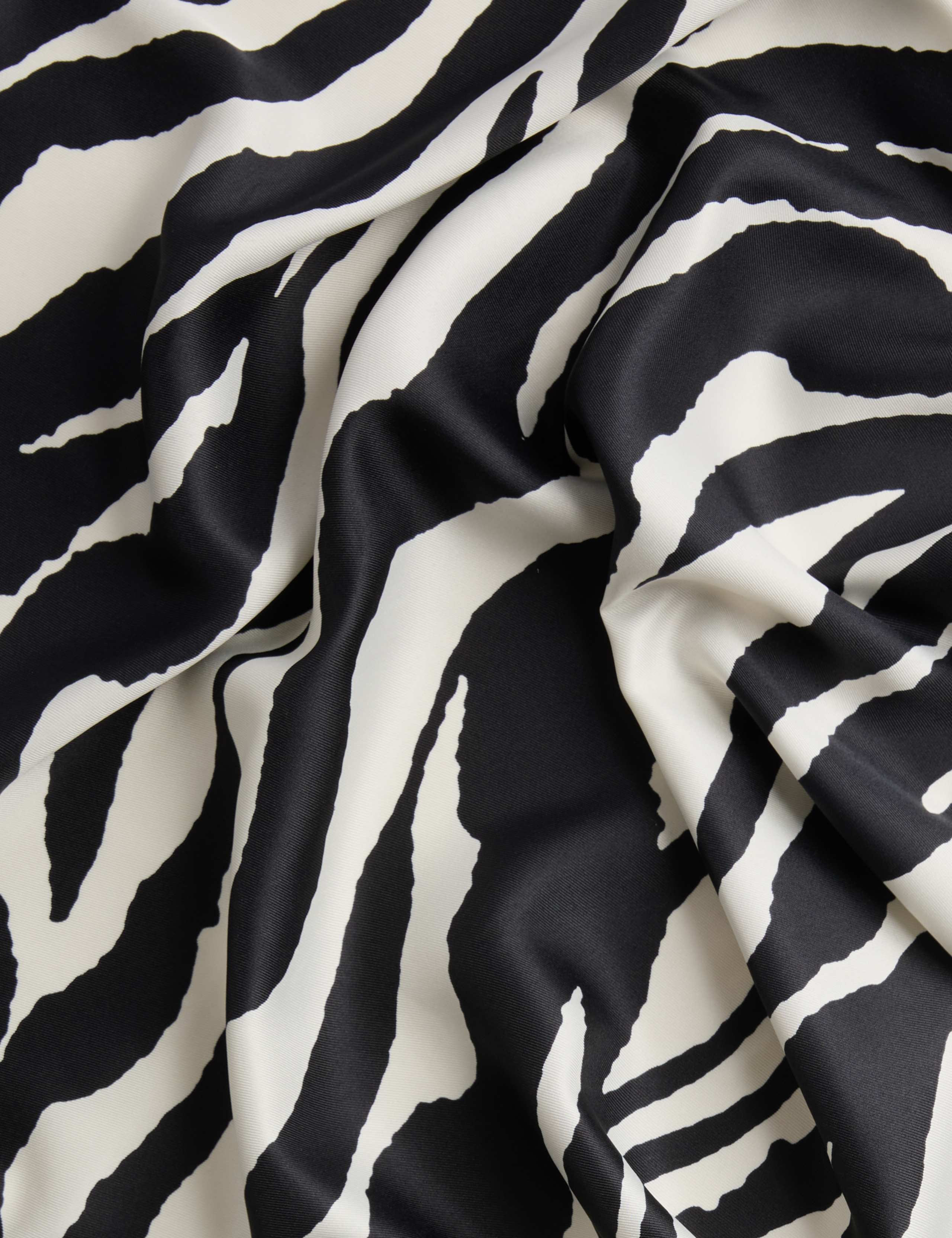 Satin Zebra Print Neckerchief 3 of 3