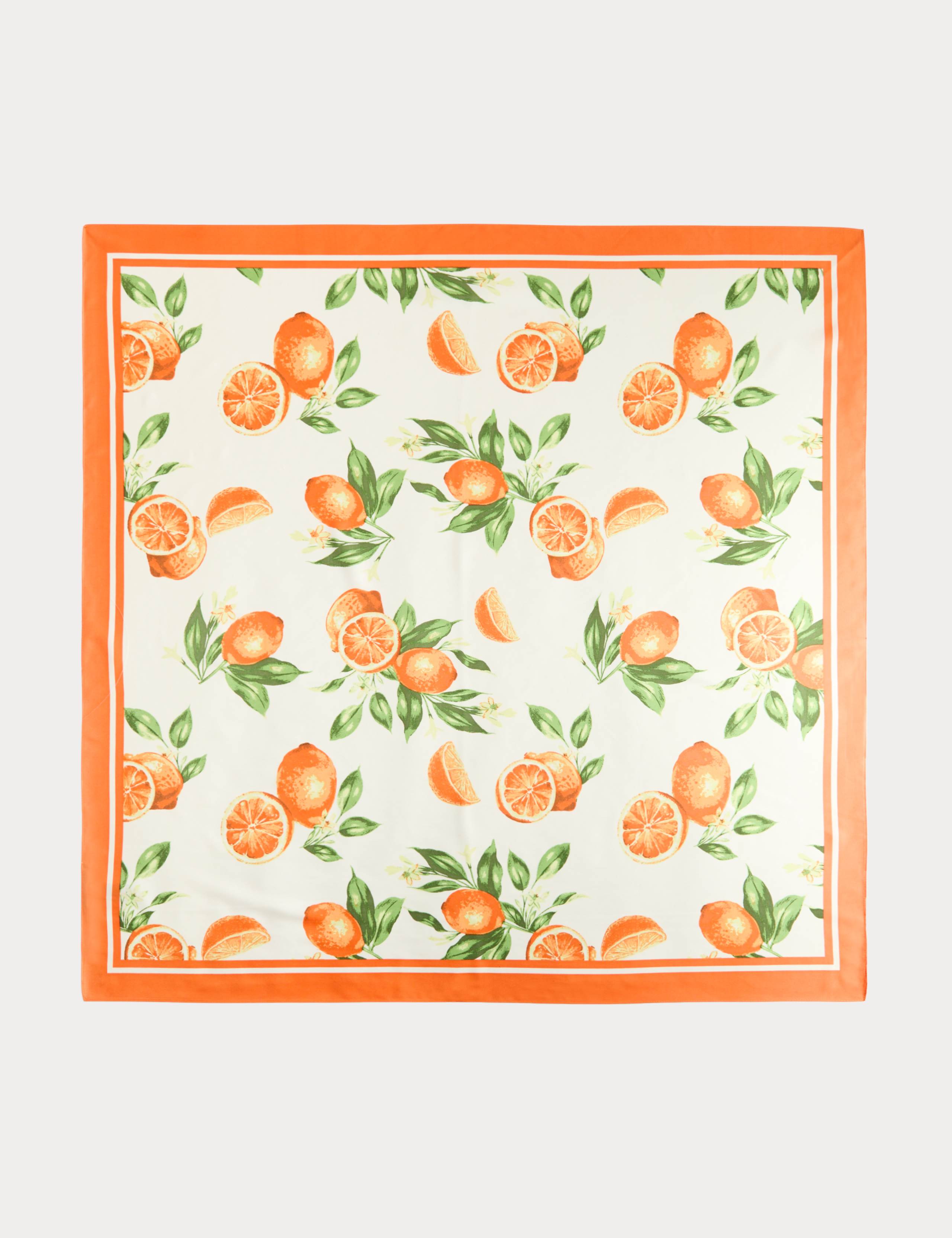 Satin Printed Scarf 2 of 3