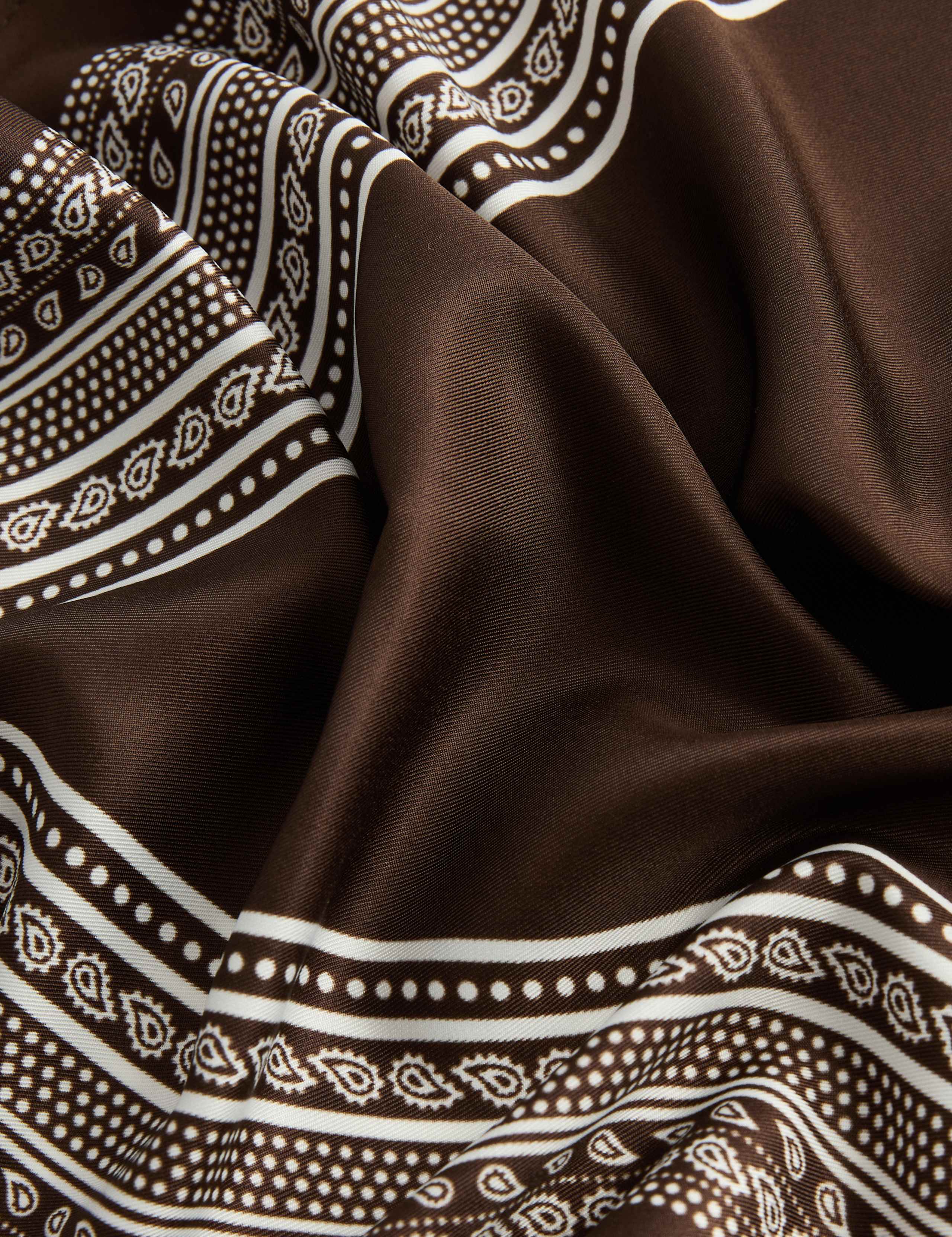 Satin Triangle Printed Neckerchief 3 of 3