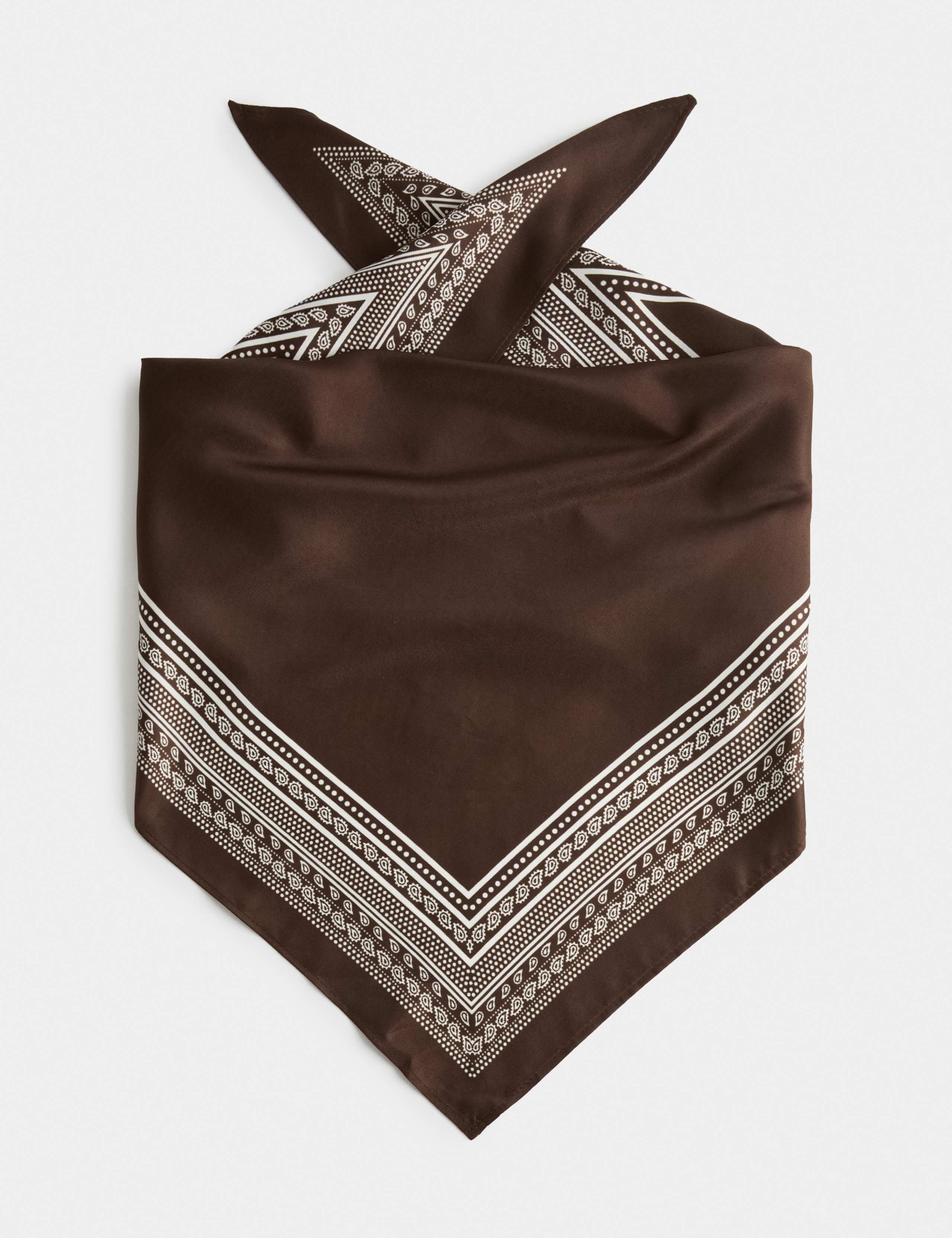 Satin Triangle Printed Neckerchief 1 of 3