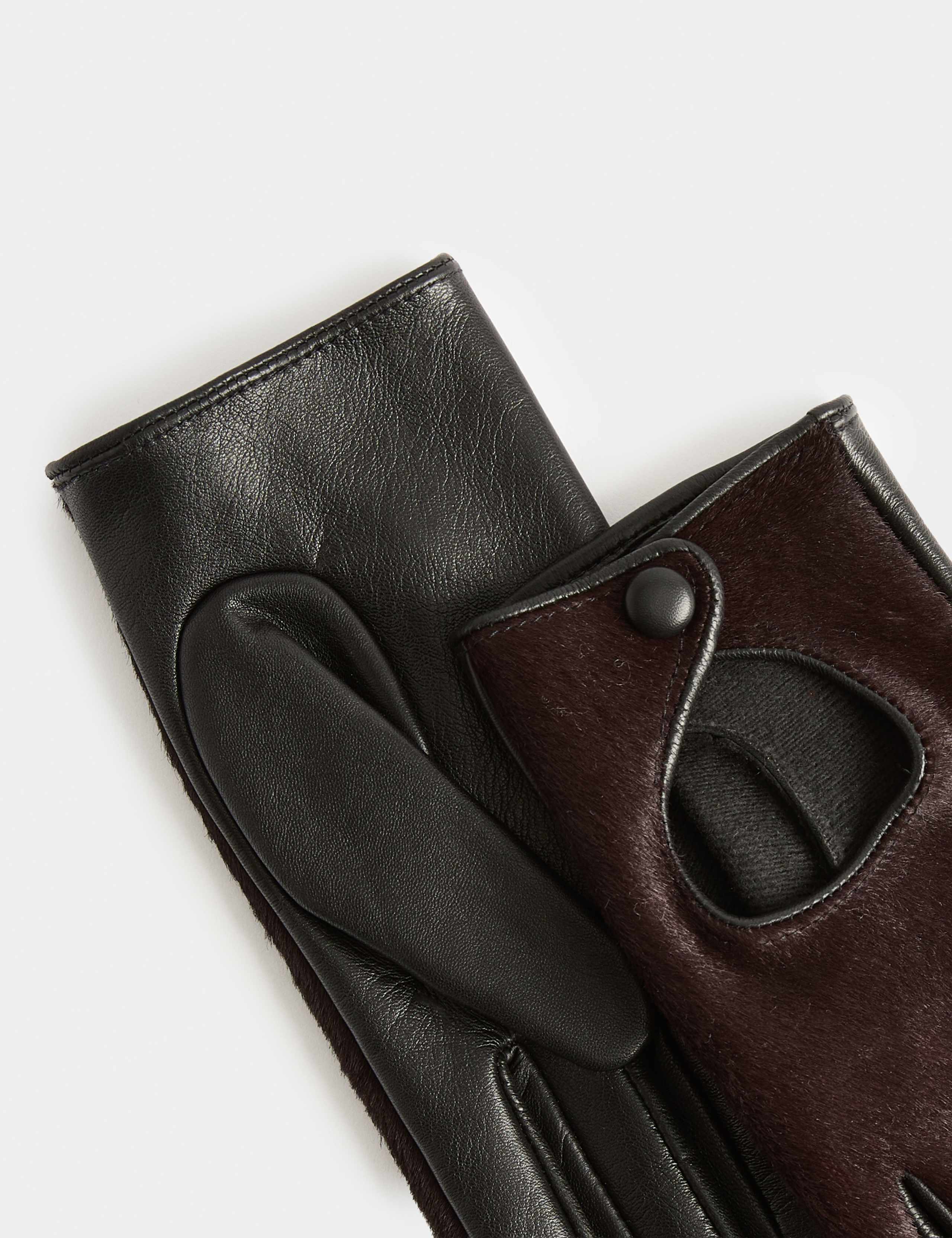Hair On Leather Driving Gloves 2 of 2
