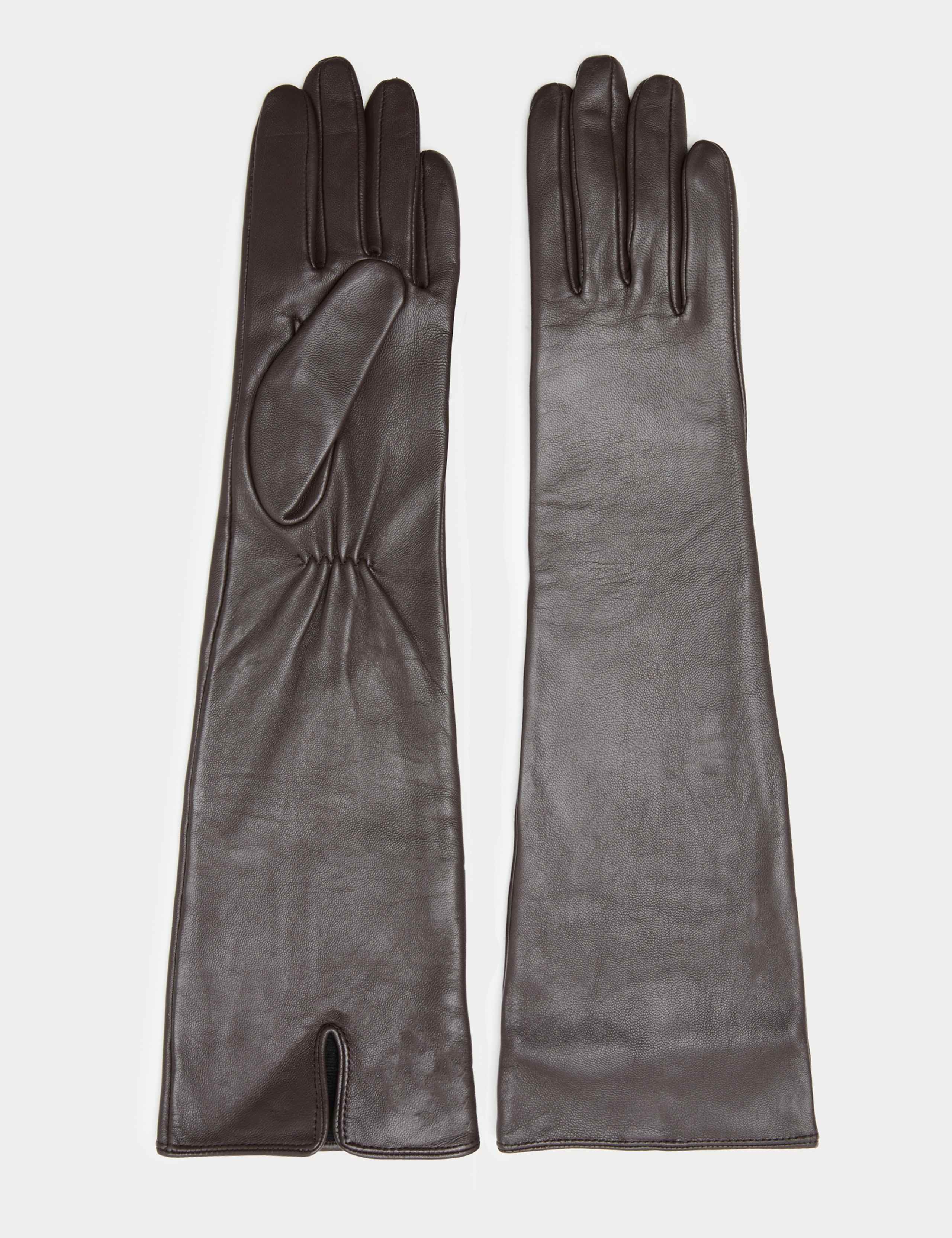 Leather Mid Length Gloves 1 of 3