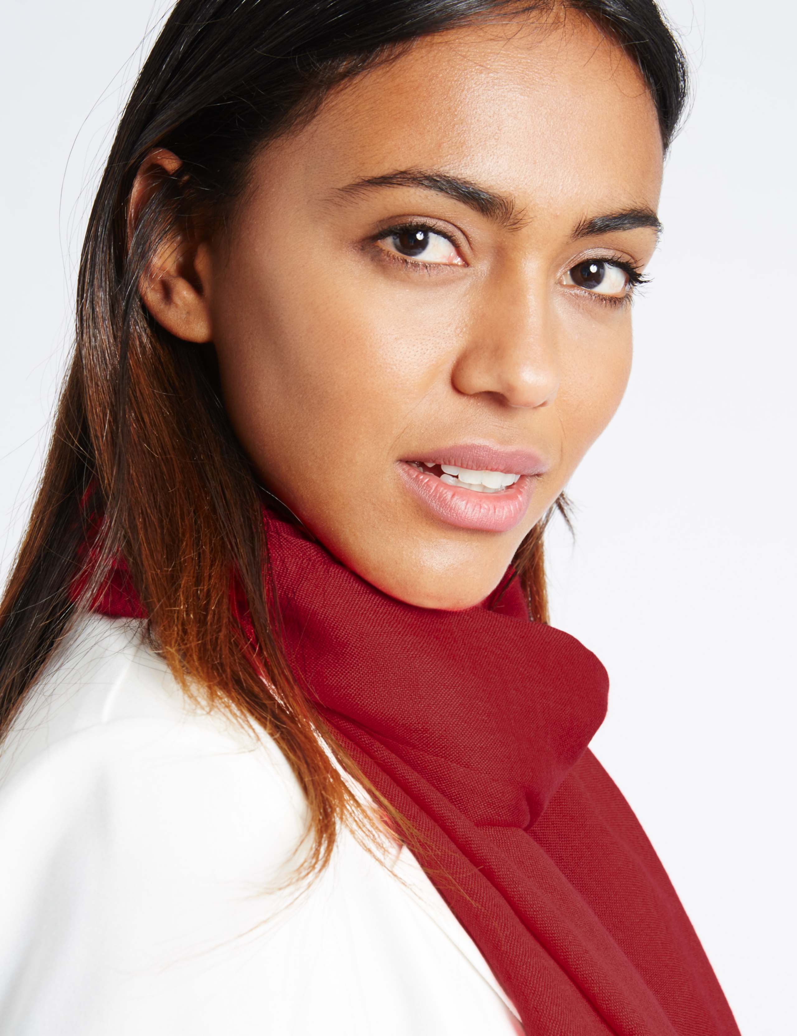 Modal Blend Scarf with Wool 3 of 4