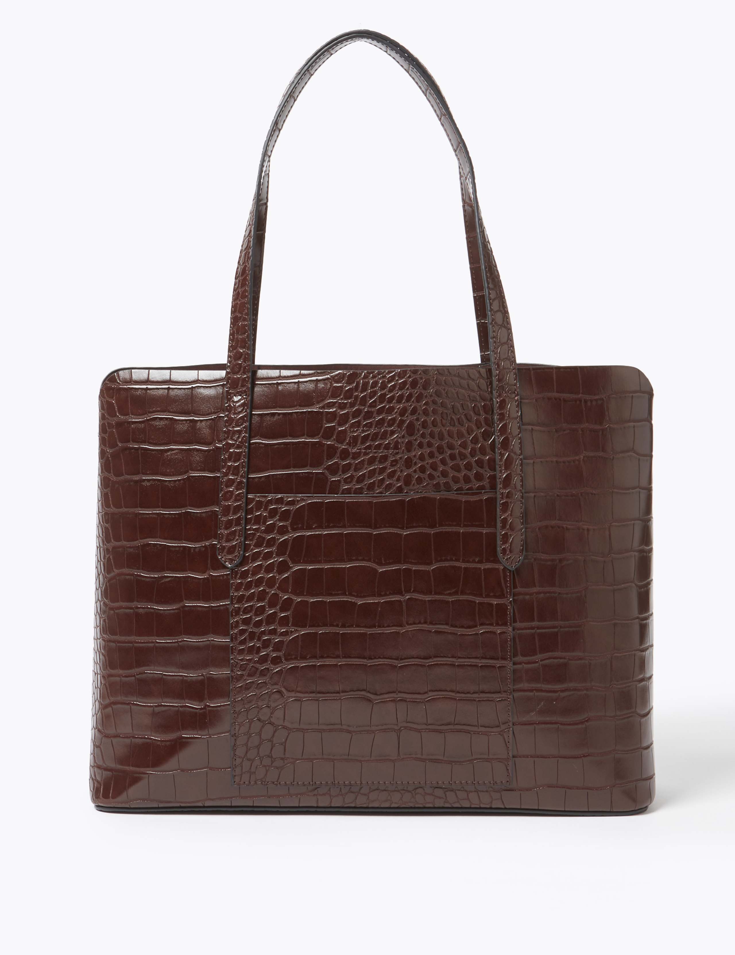 Crocodile Print Soft Stud Tote Bag 4 of 6