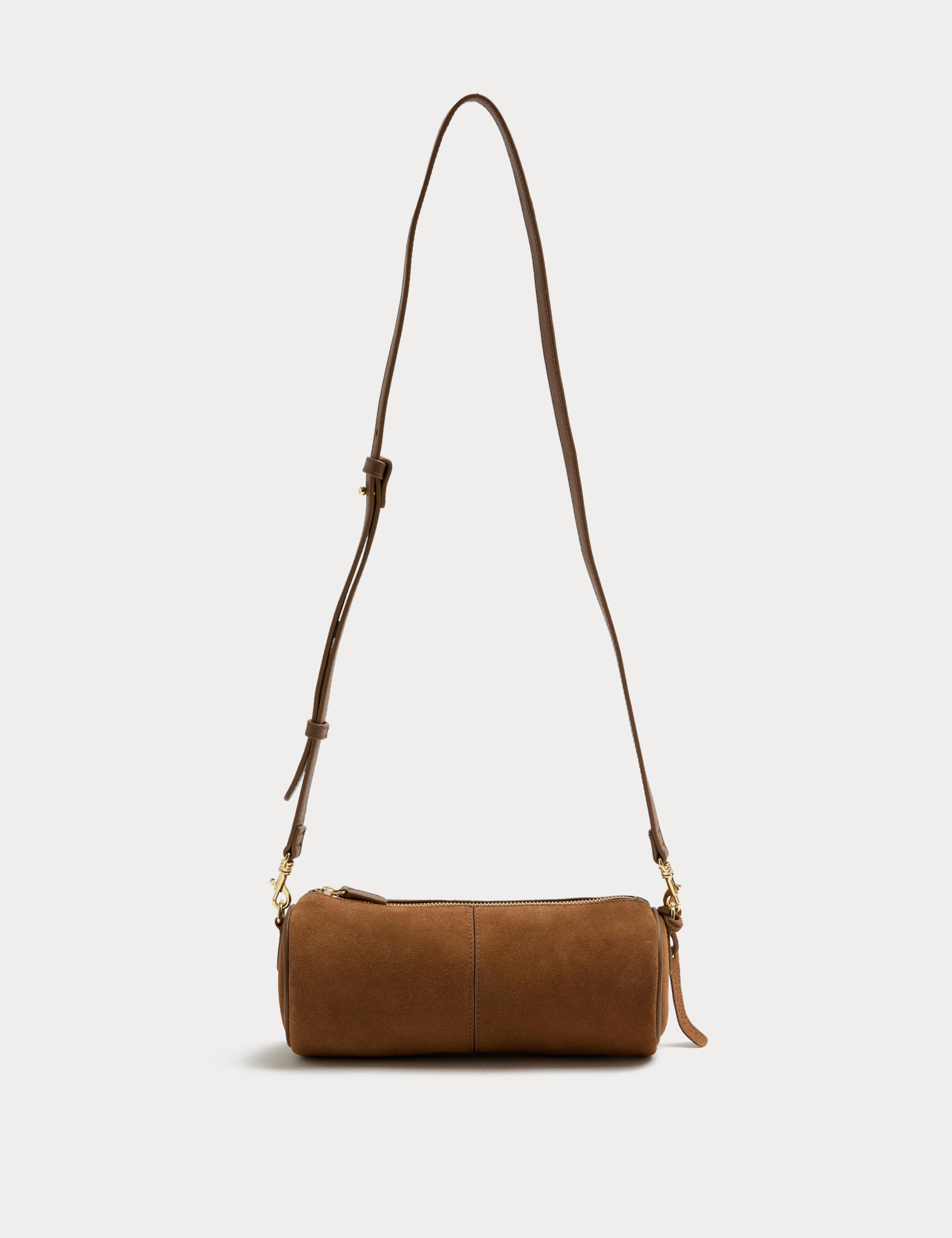 Suede Cross Body Bag 2 of 3