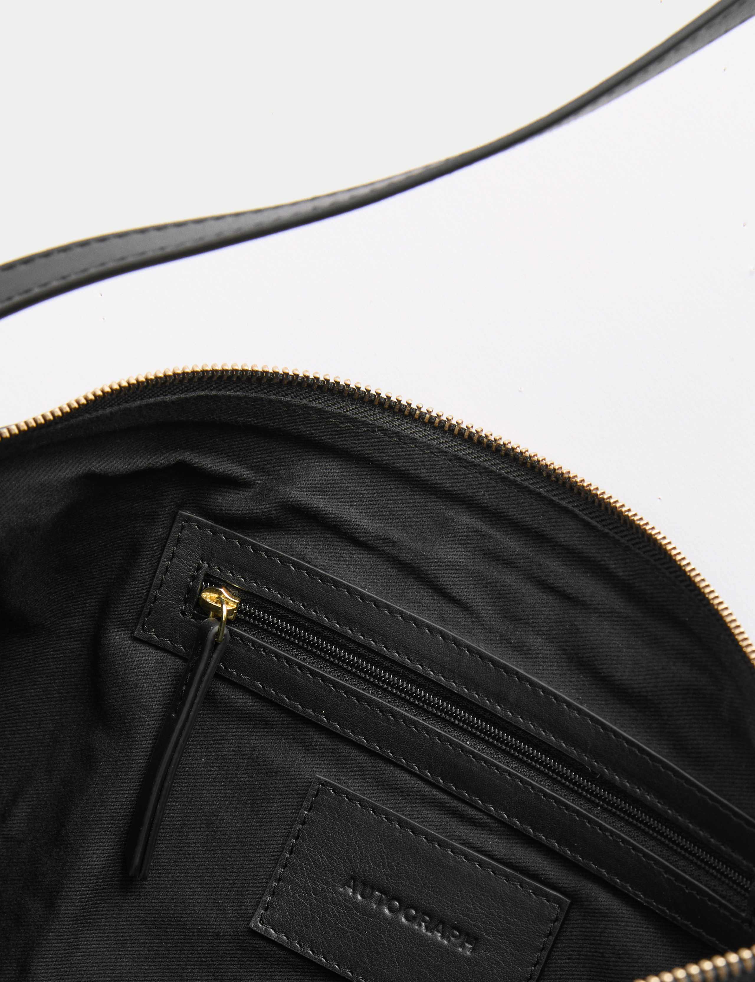 Leather Top Handle Shoulder Bag 3 of 3