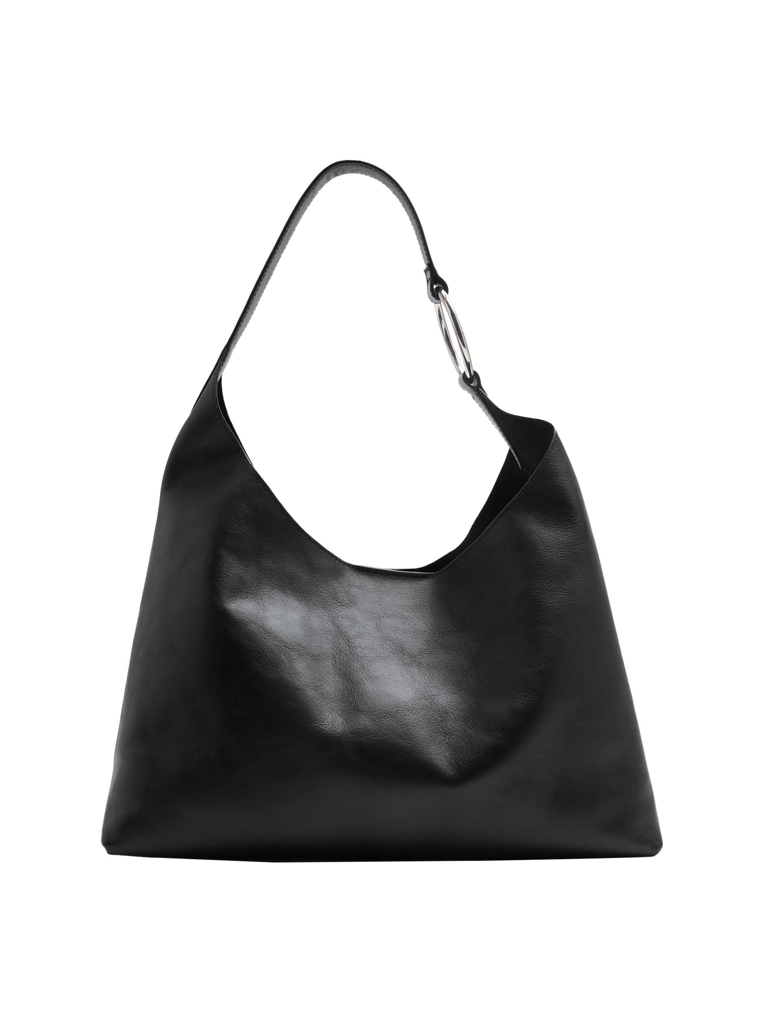 Leather Top Handle Shoulder Bag 2 of 4