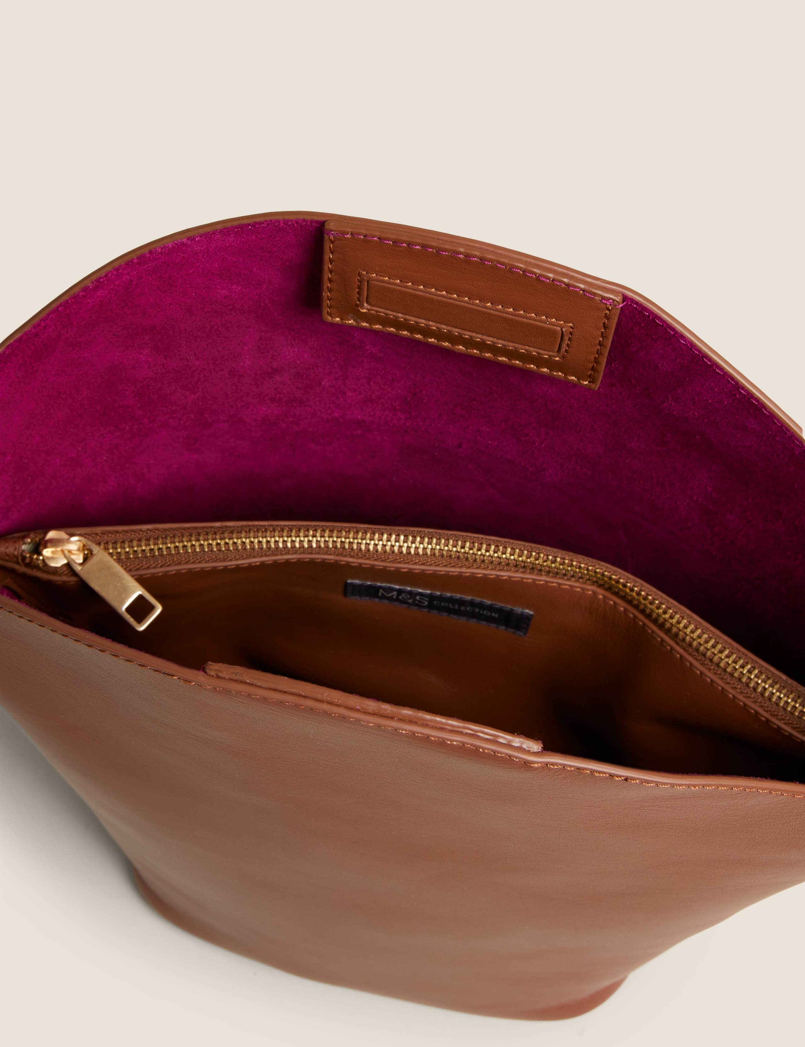 Leather Shoulder Bag 3 of 5
