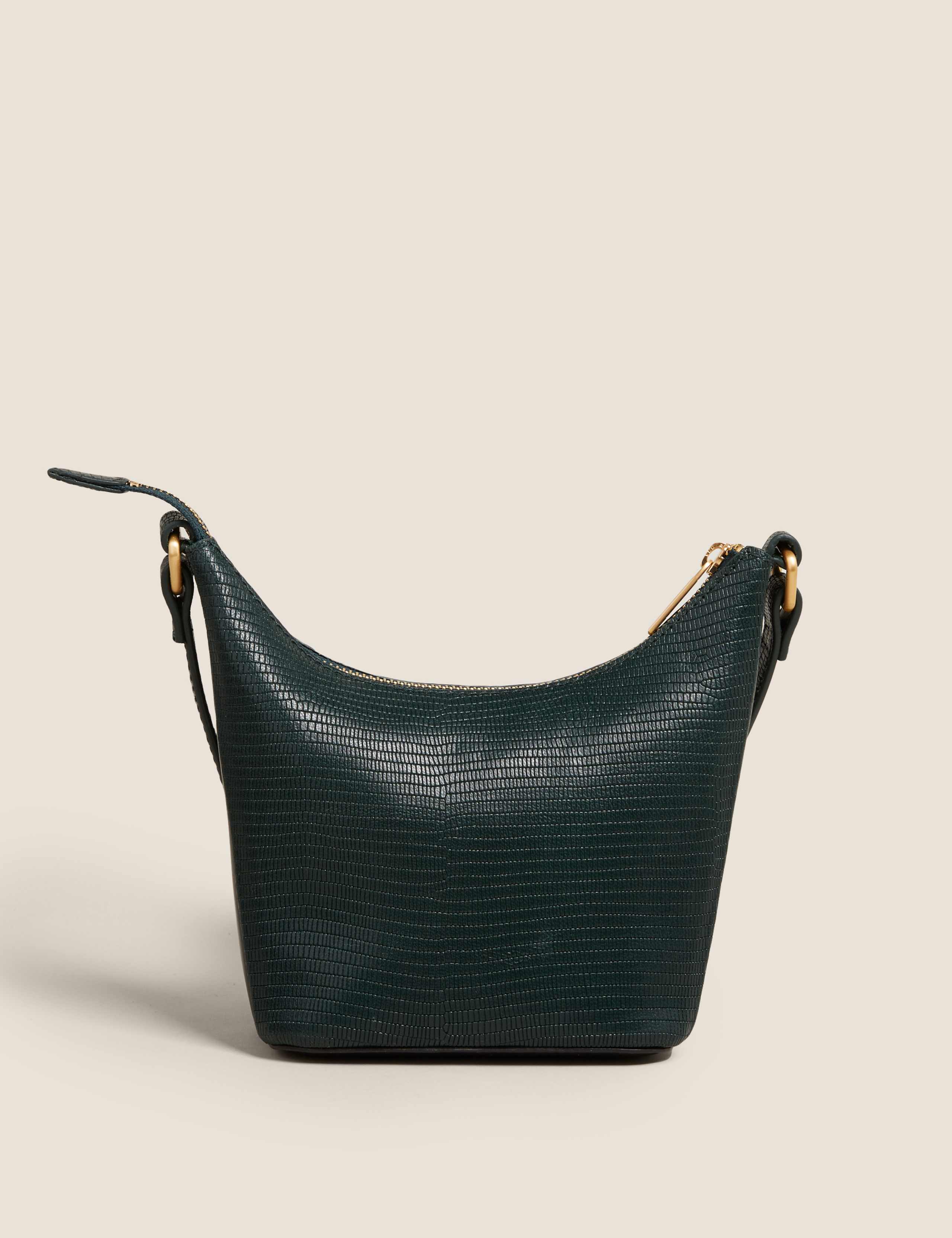 Leather Lizard Effect Cross Body Bag 6 of 6