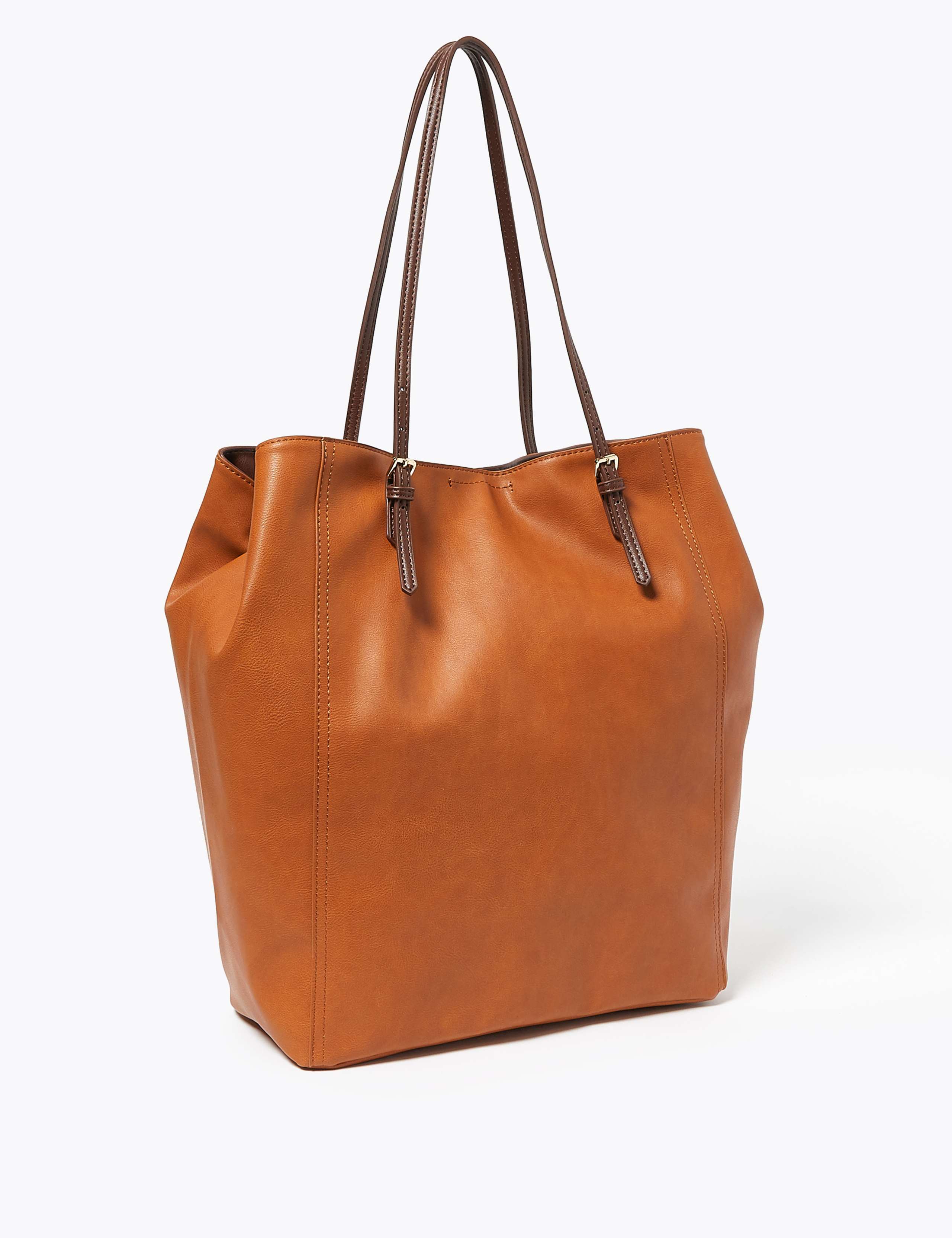 Vegan Buckle Detail Shopper Bag 2 of 5