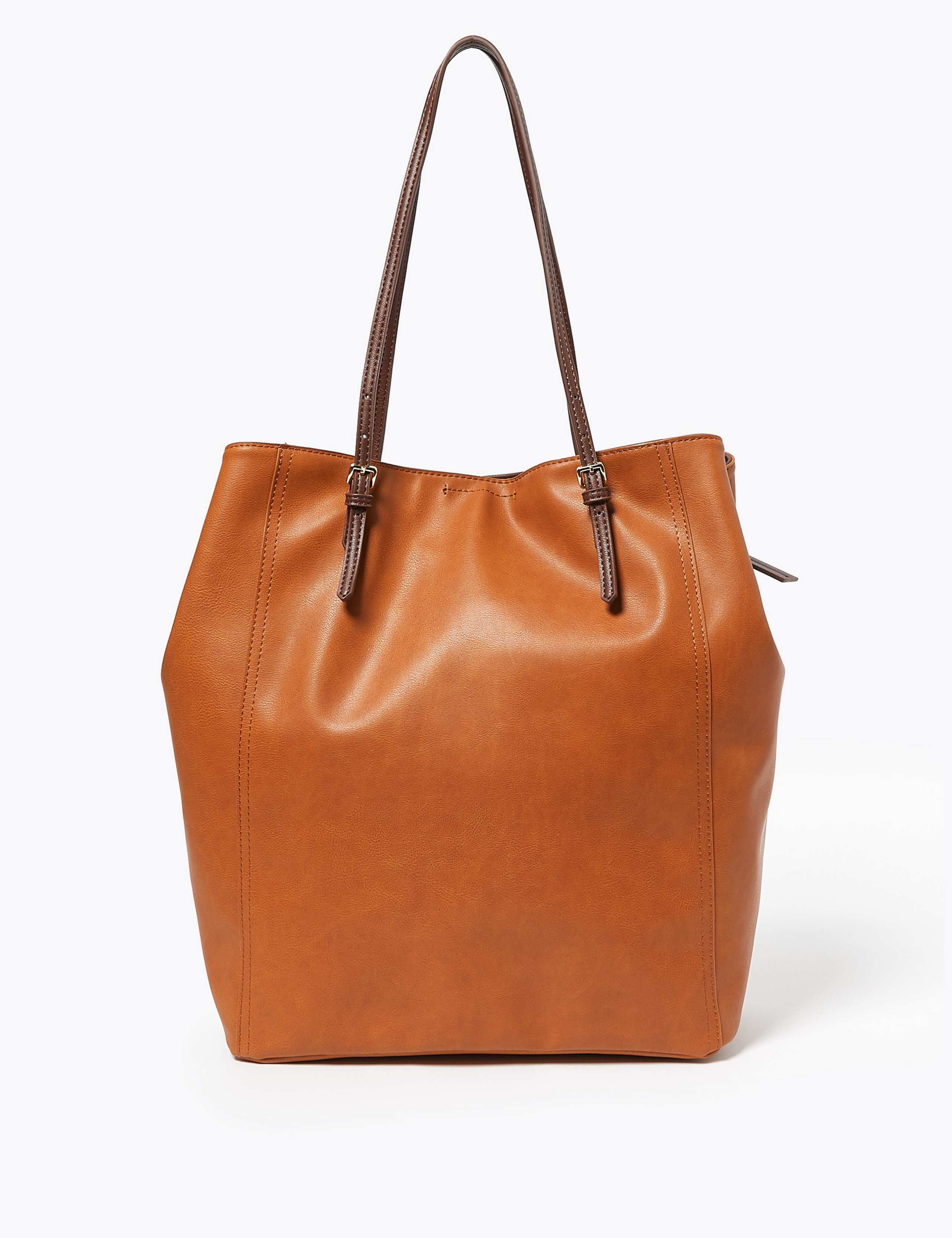 Vegan Buckle Detail Shopper Bag 1 of 5