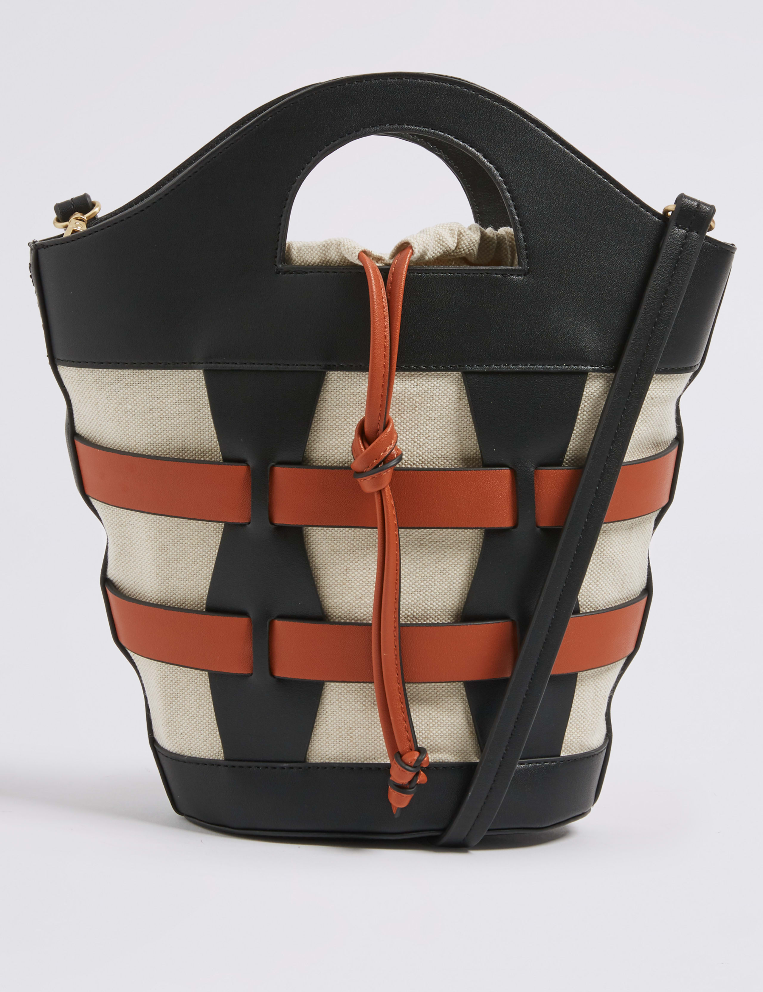 Faux Leather Cross Body Bag 2 of 5