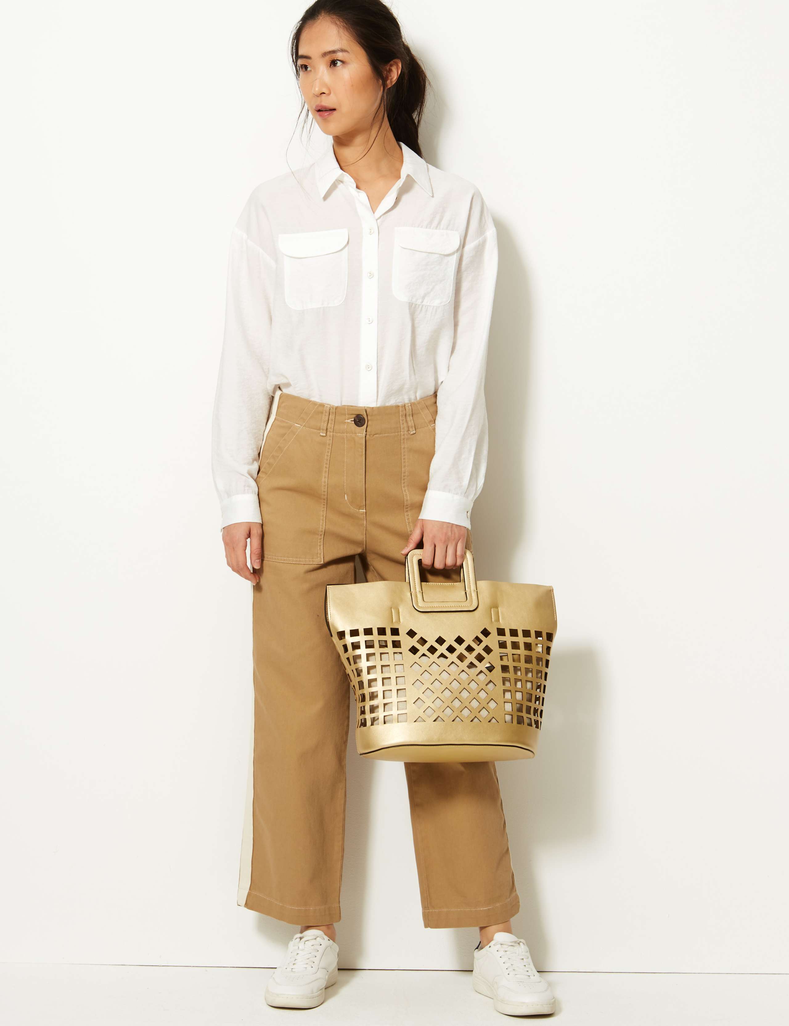 Laser Cut Tote Bag 1 of 6