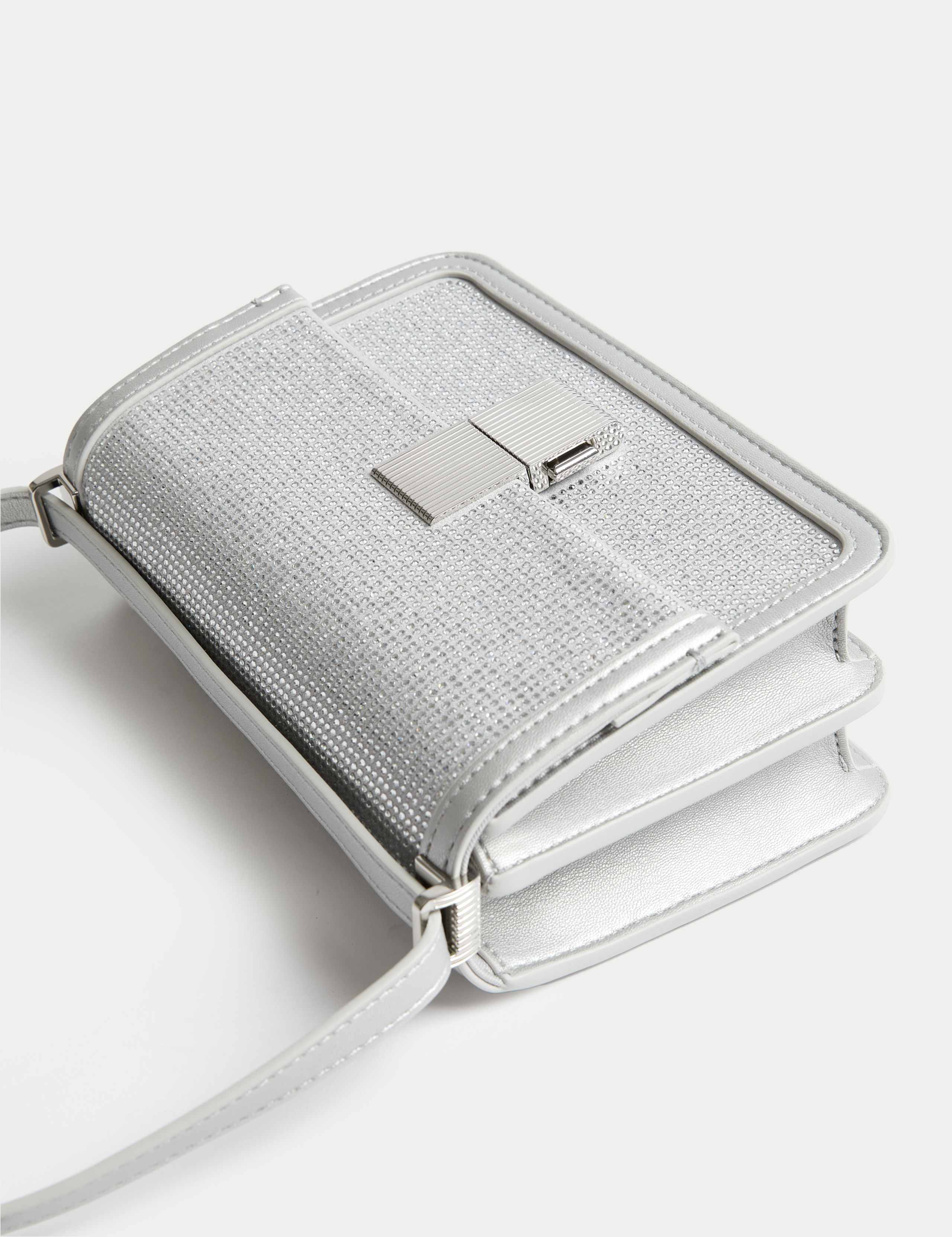 Metallic Cross Body Bag 2 of 4