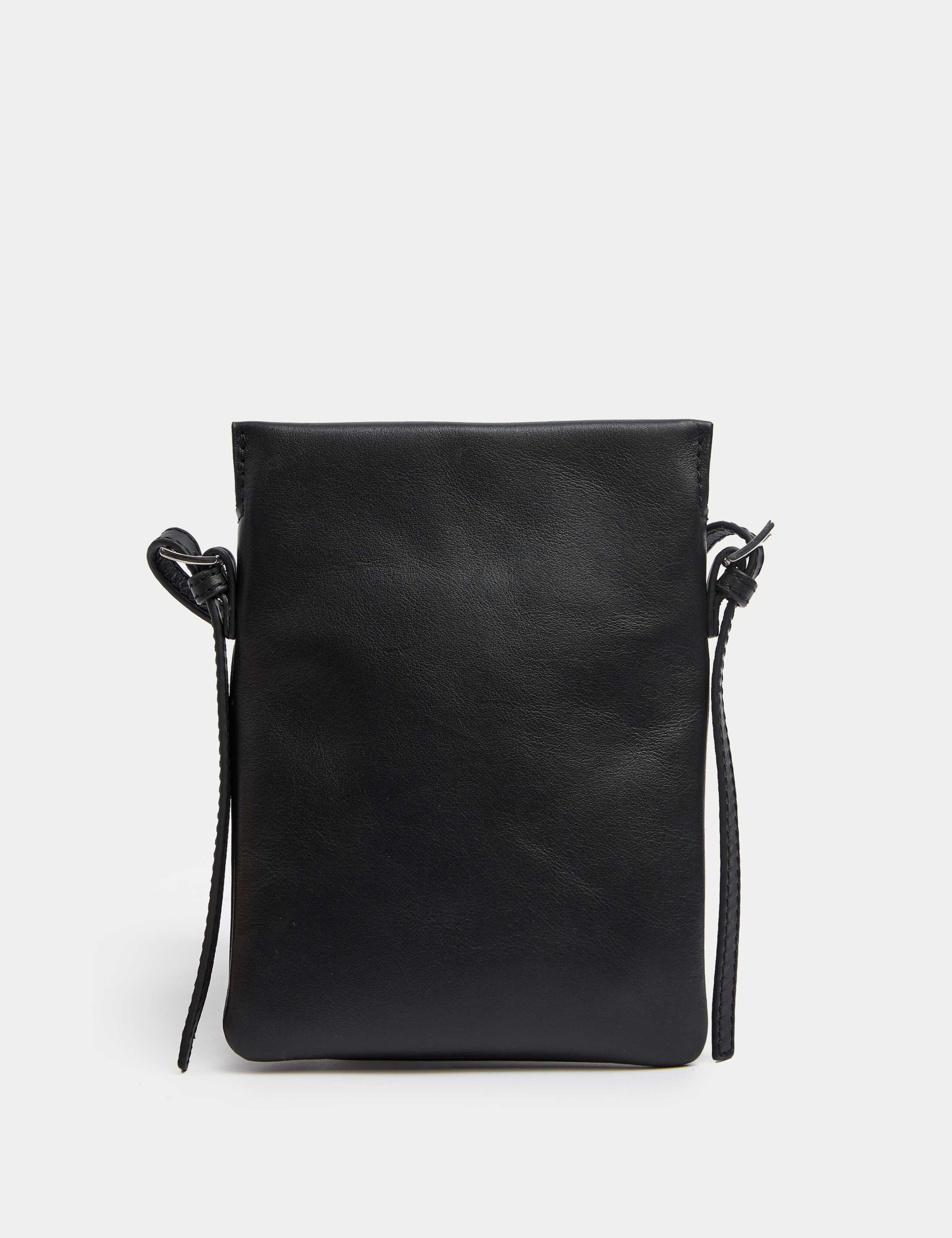 Leather Buckle Detail Cross Body Bag 4 of 5