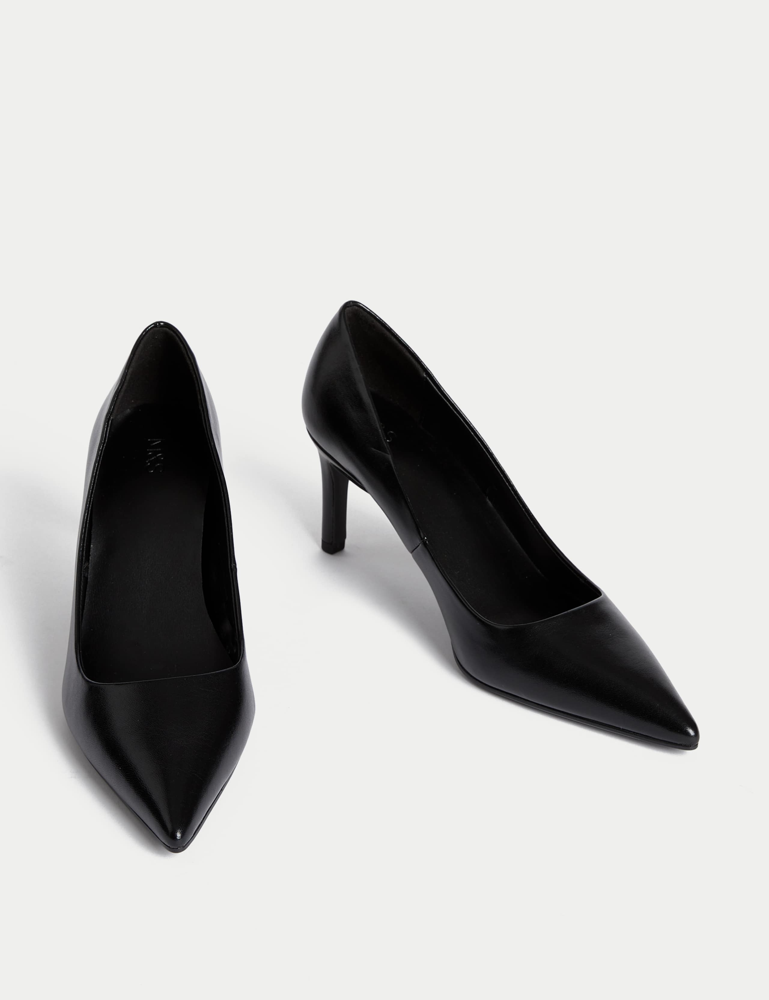 Wide Fit Stiletto Heel Pointed Court Shoes 2 of 2