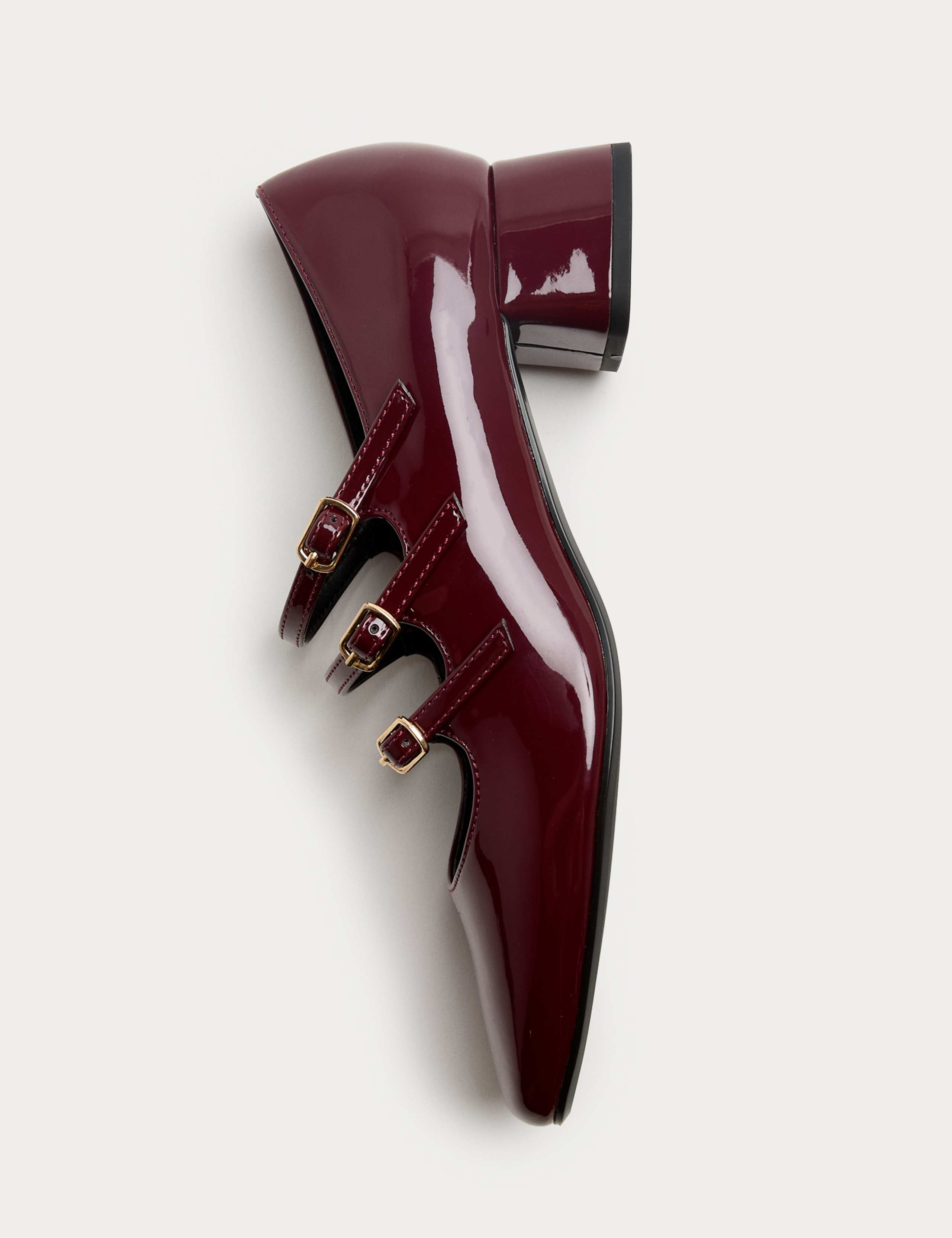 Strappy Block Heel Mary Jane Shoes 2 of 3