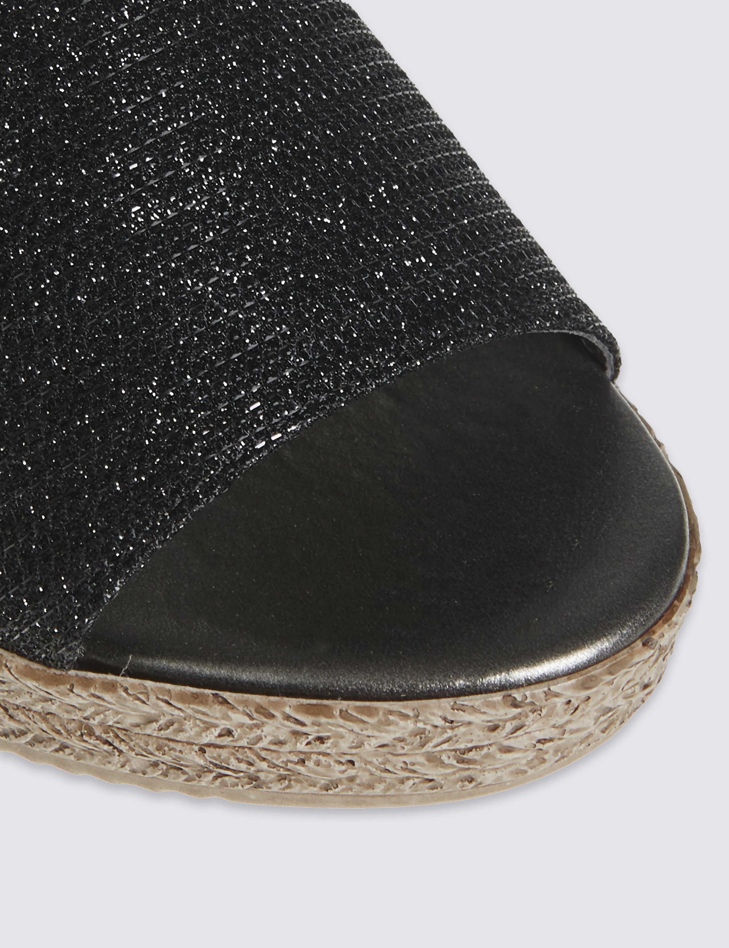 Wedge Heel Glitter Sandals 6 of 6