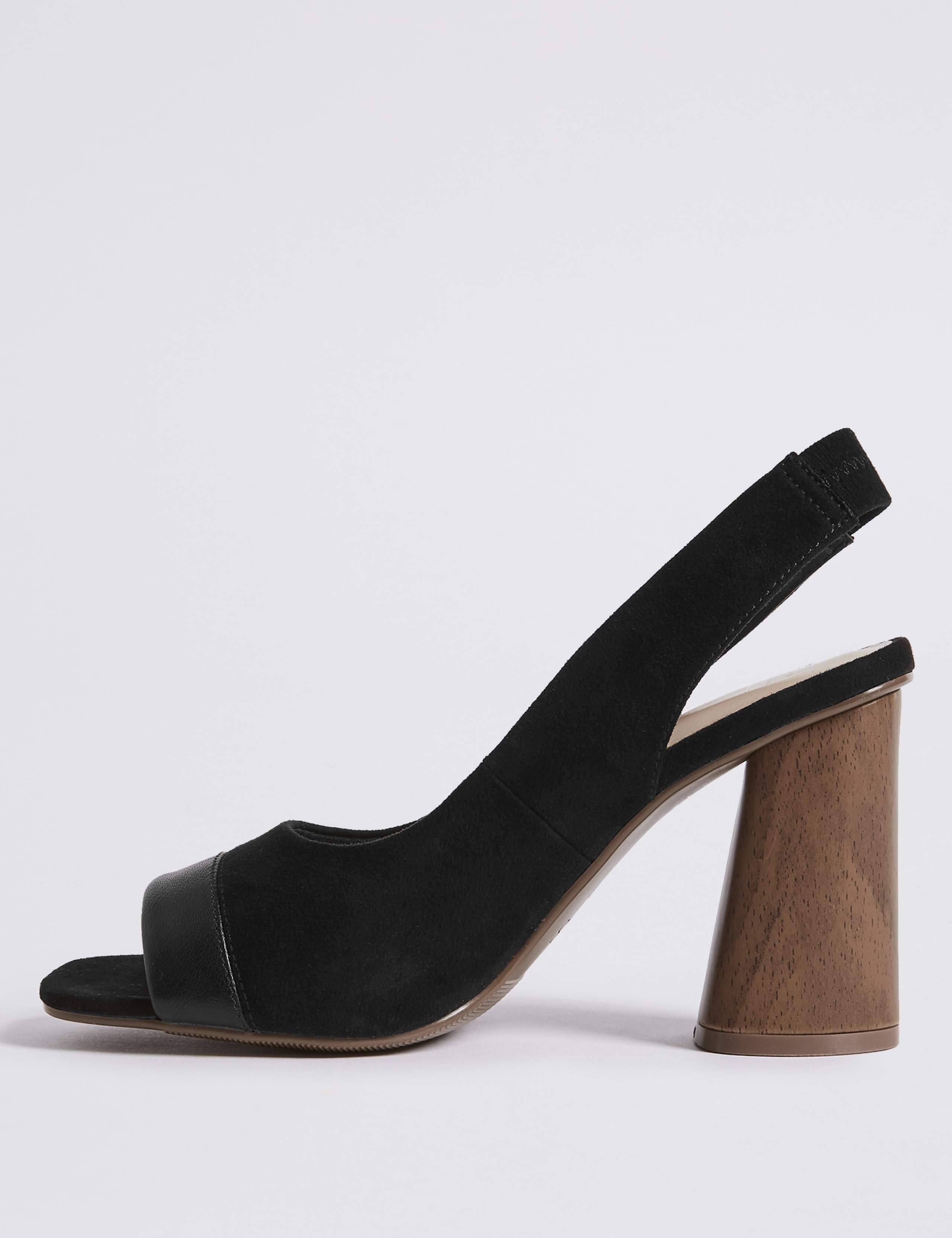 Peep Toe Slingback Sandals 4 of 5