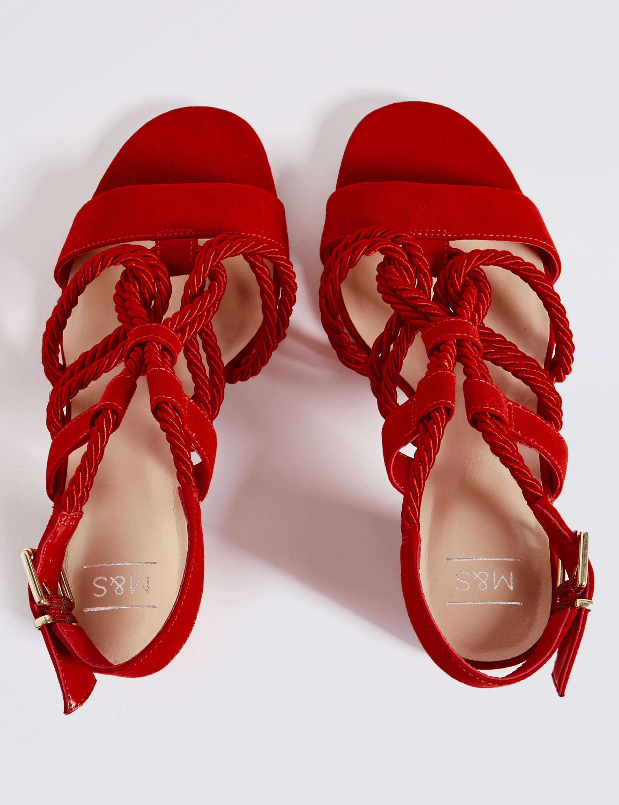 Block Heel Rope Sandals 3 of 5