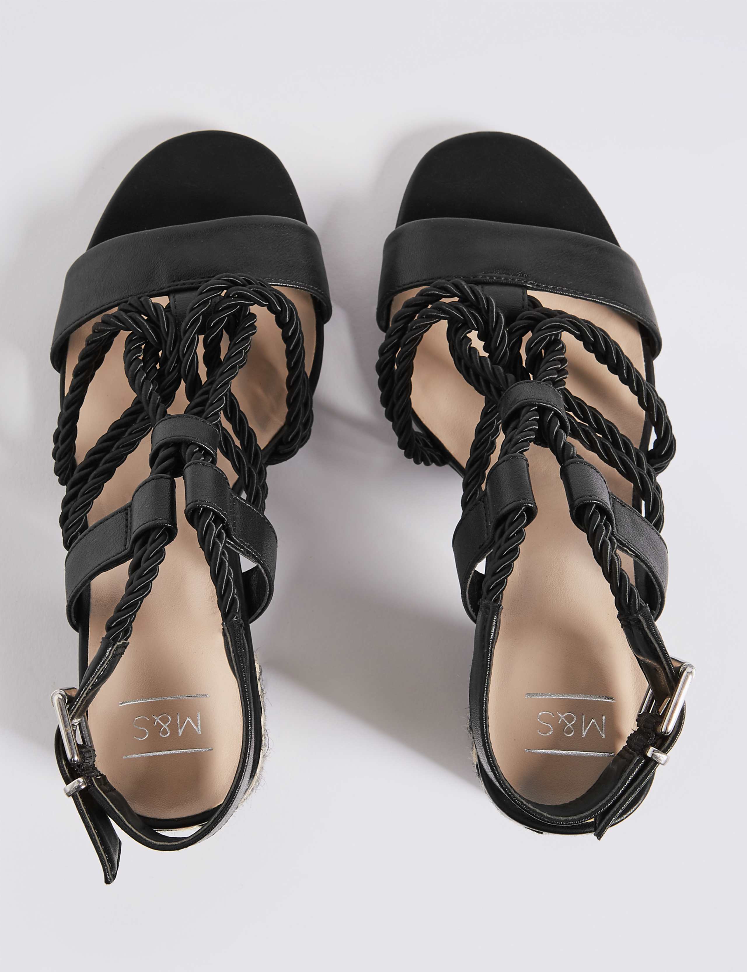 Block Heel Rope Sandals 4 of 6