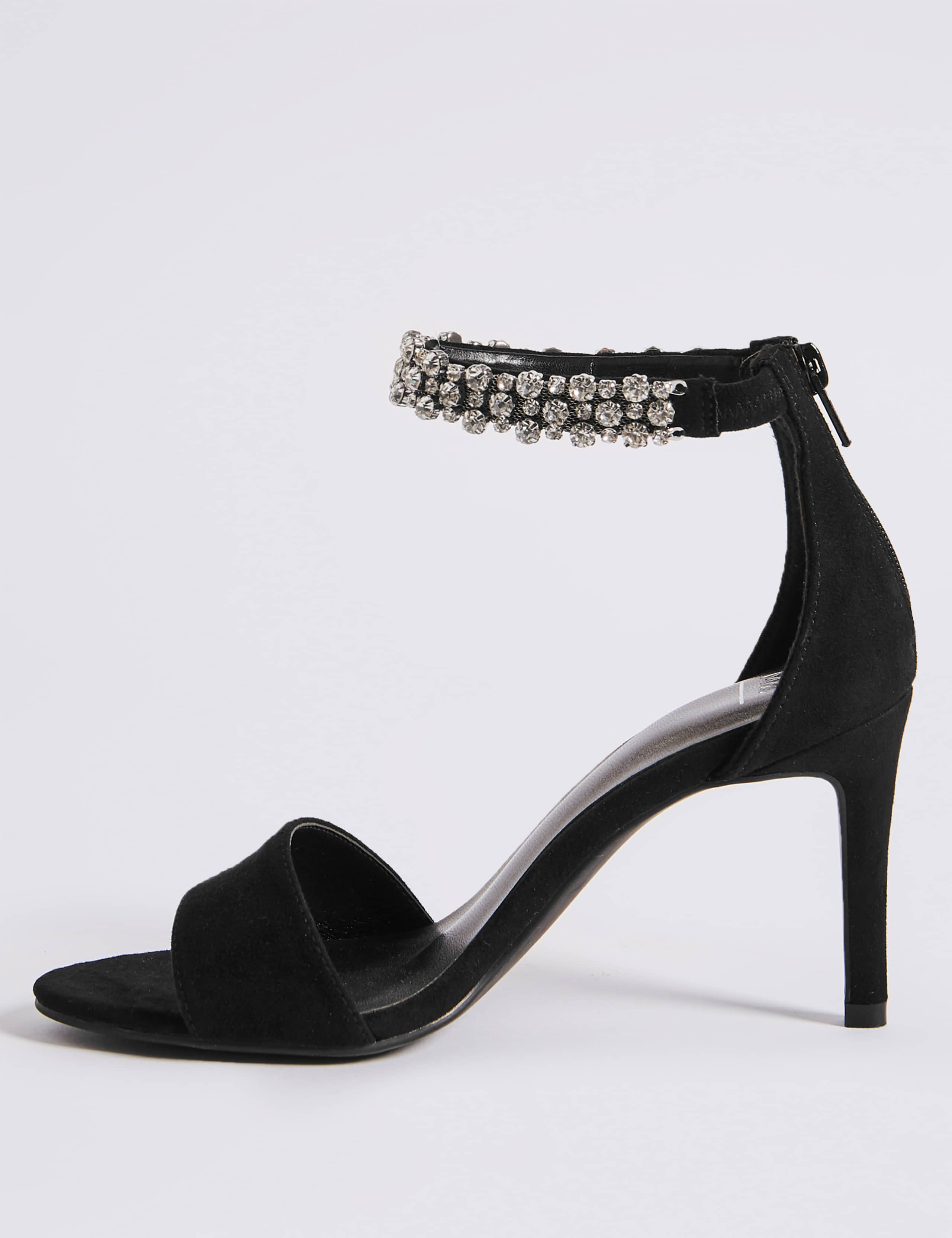 Stiletto Heel Jewel Ankle Strap Sandals 4 of 5