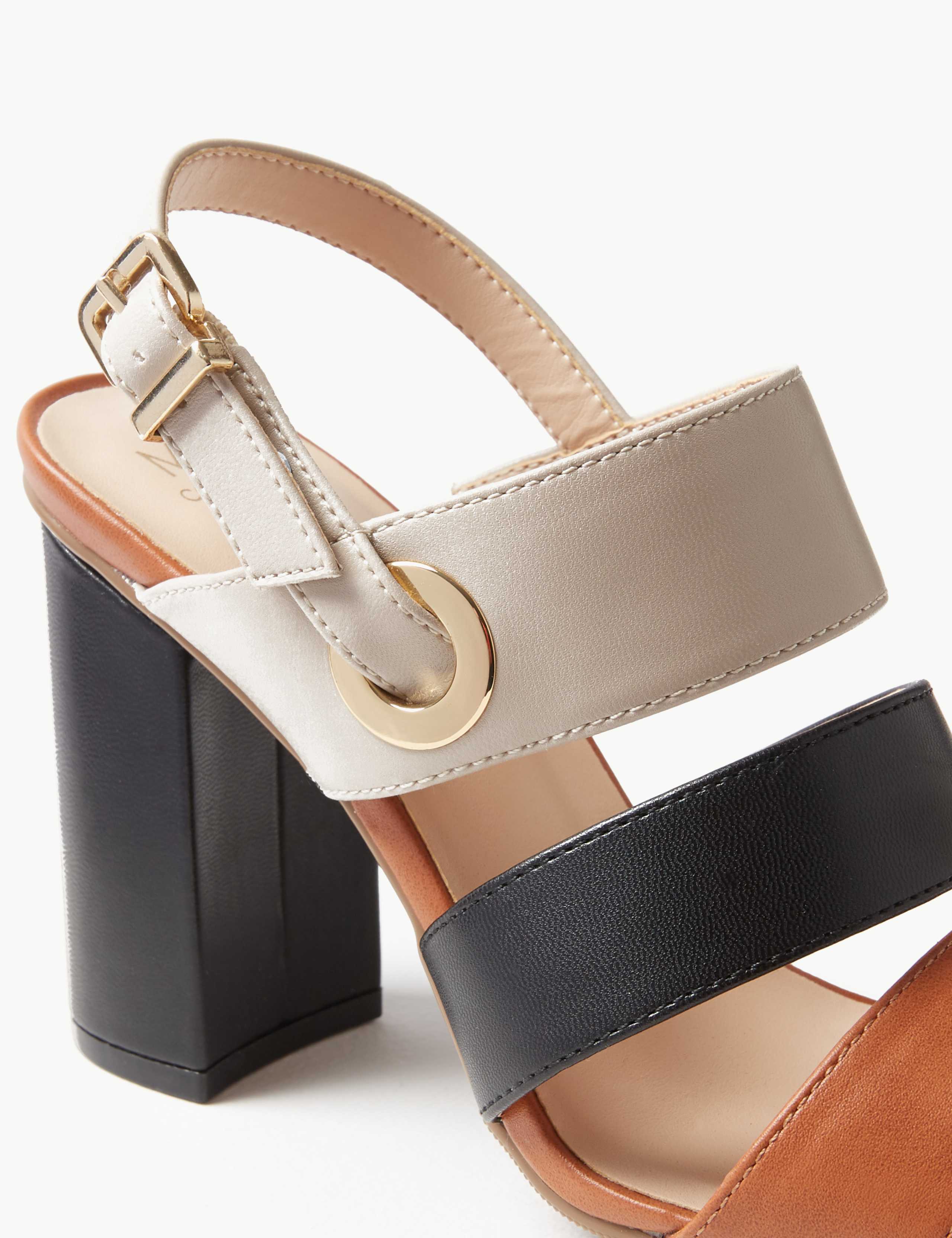 Block Heel Slingback Sandals 4 of 5