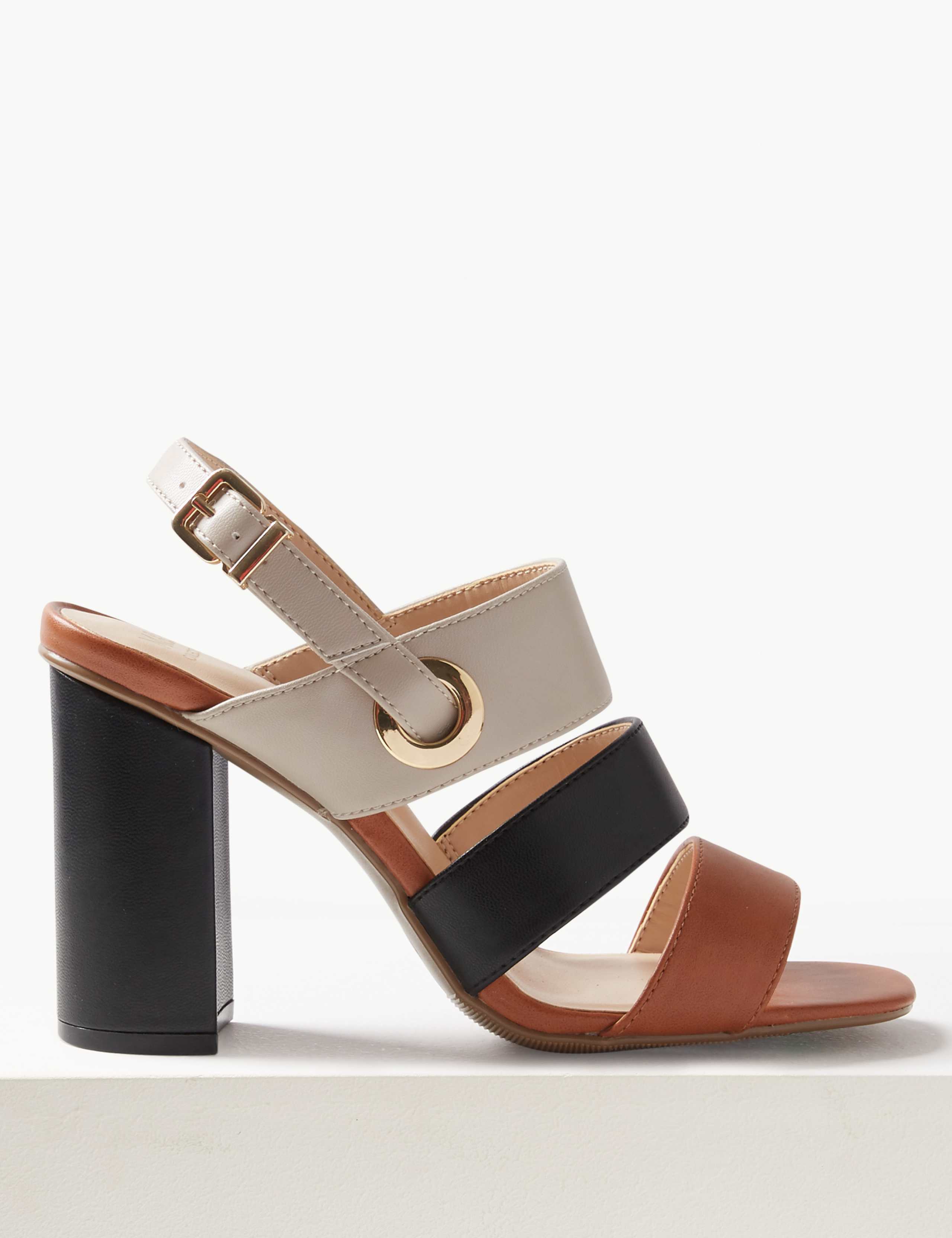 Block Heel Slingback Sandals 2 of 5
