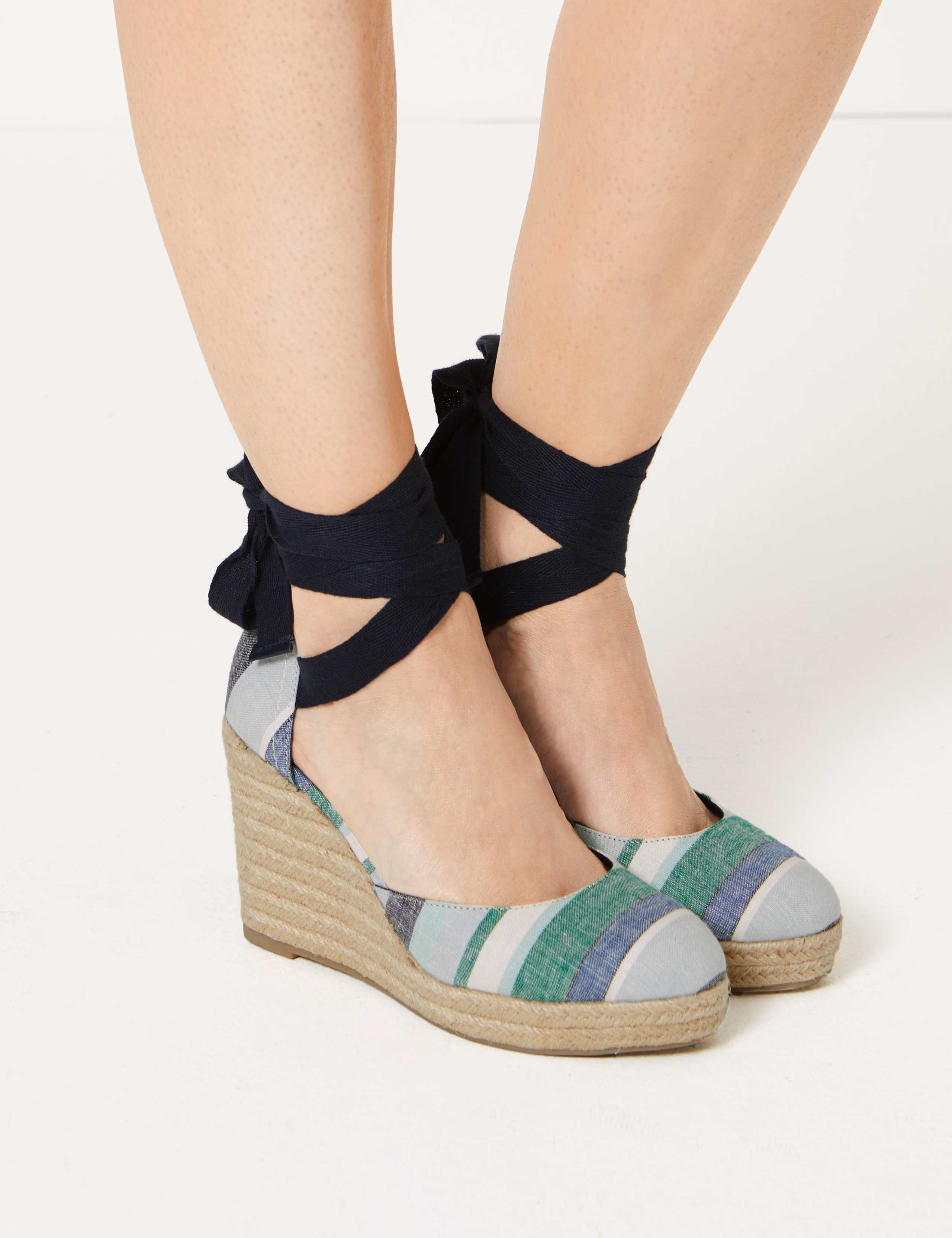 Wedge Heel Espadrille Sandals 1 of 5