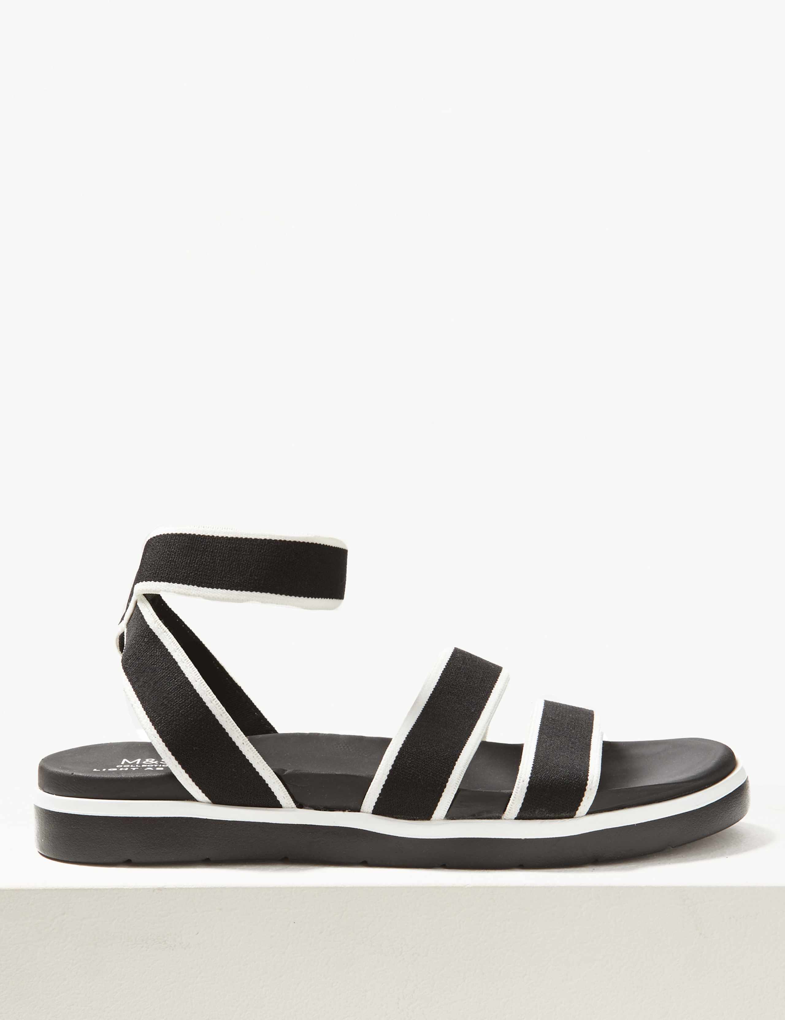 Elastic Ankle Strap Sandals 2 of 5