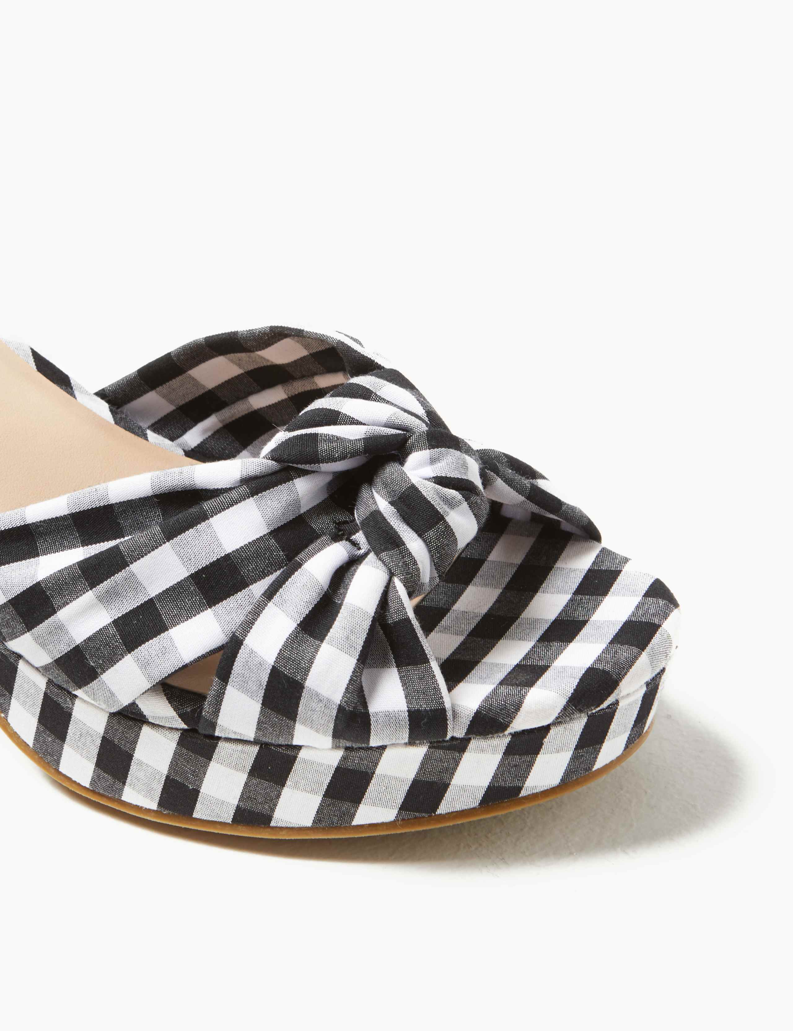 Checked Demi Ankle Strap Sandals 4 of 5