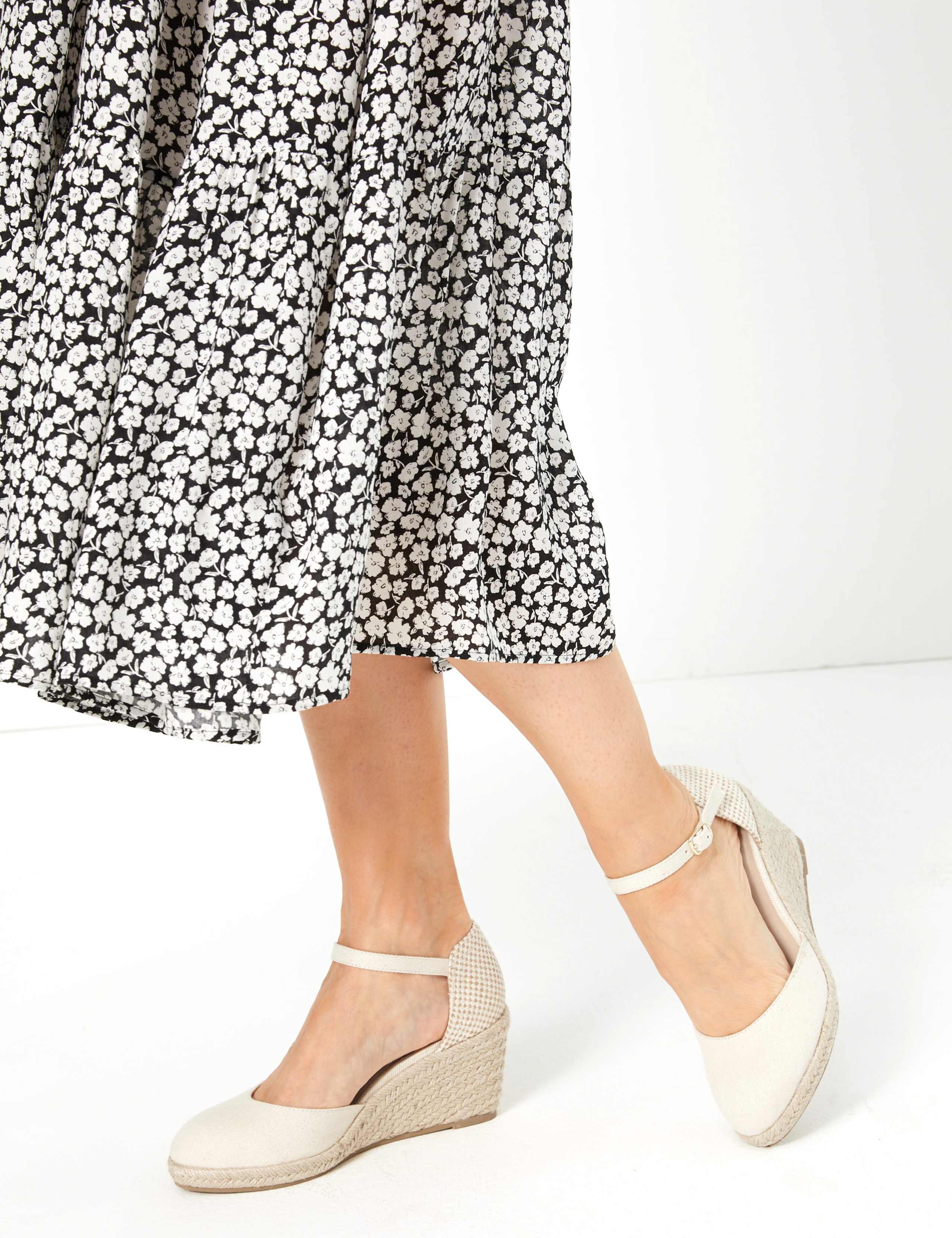 Ankle Strap Wedge Espadrilles 1 of 5
