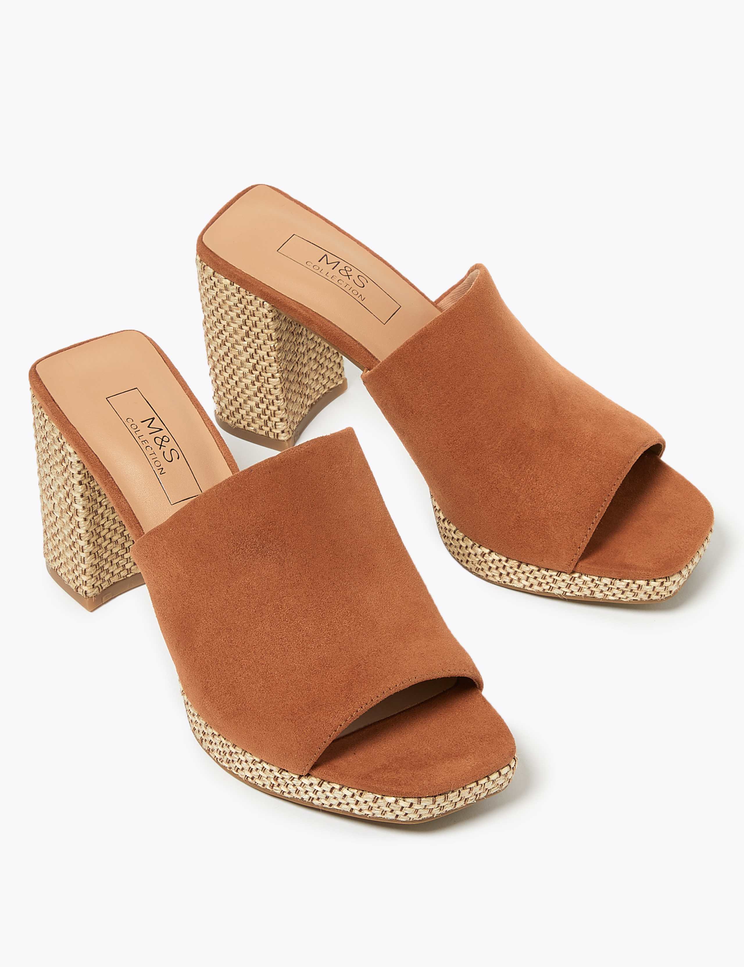 Platform Open Toe Mules 2 of 4