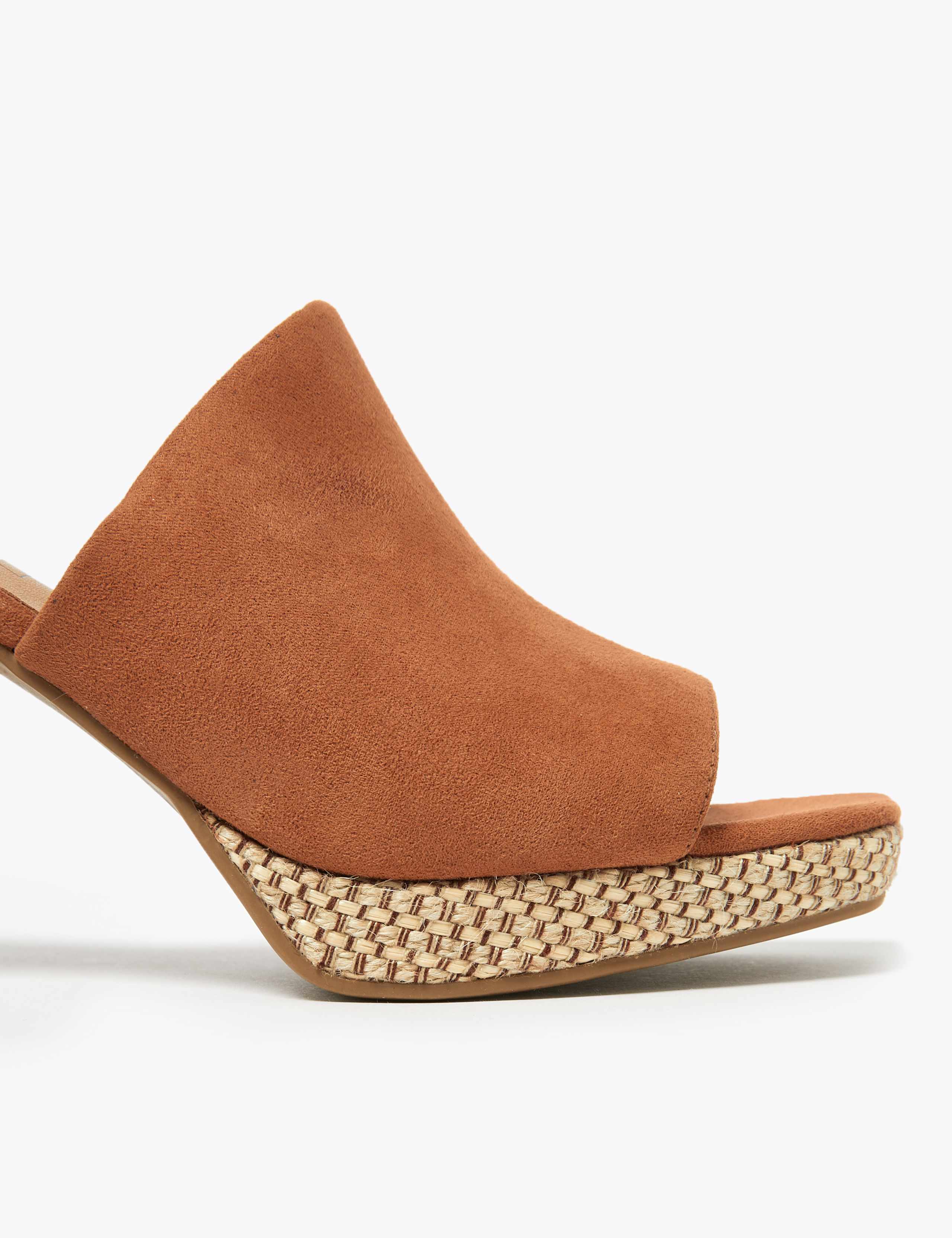 Platform Open Toe Mules 3 of 4